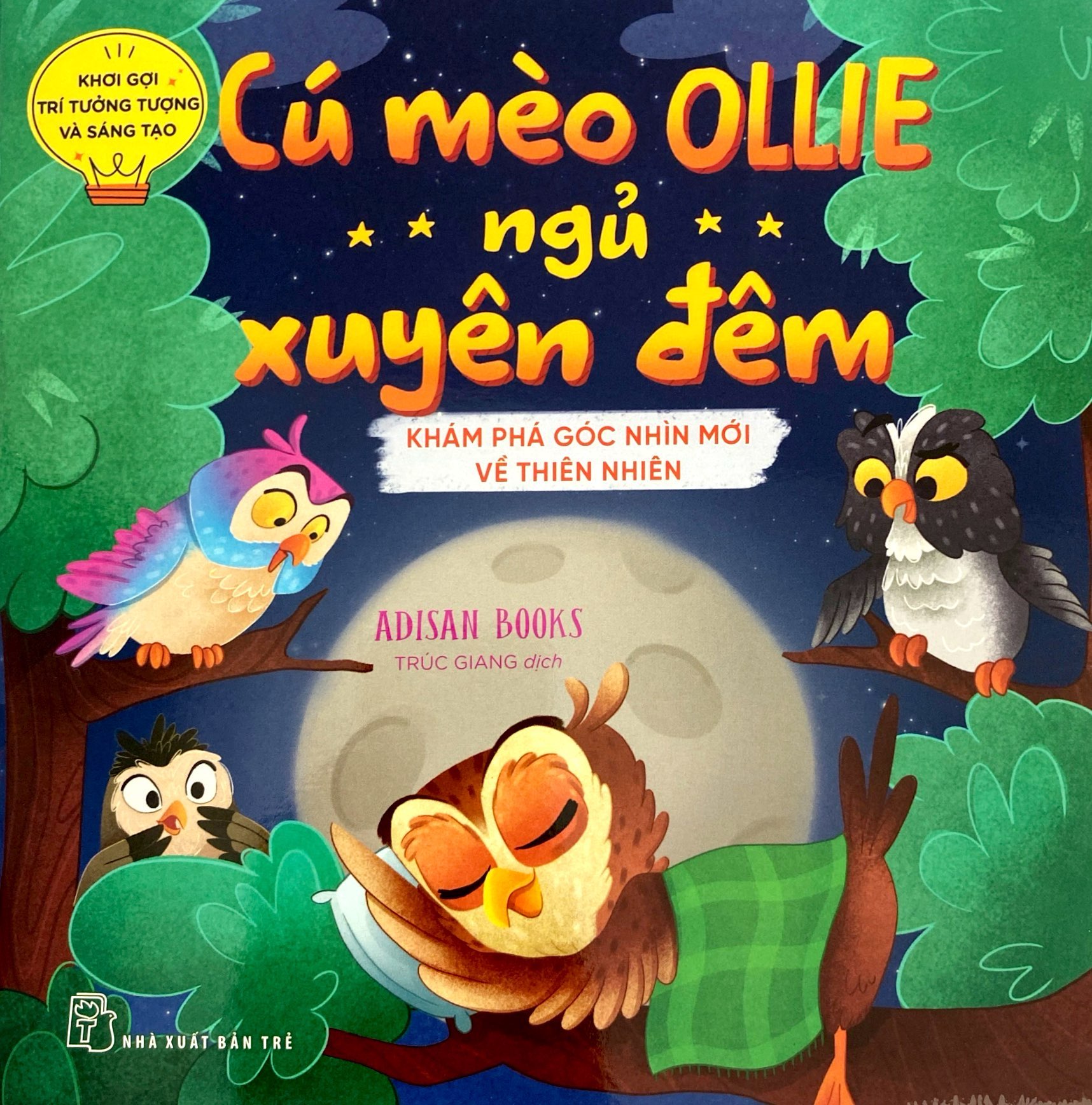 khơi gợi trí tưởng tượng và sáng tạo - cú mèo ollie ngủ xuyên đêm - khám phá góc nhìn mới về thiên nhiên - Ảnh 2