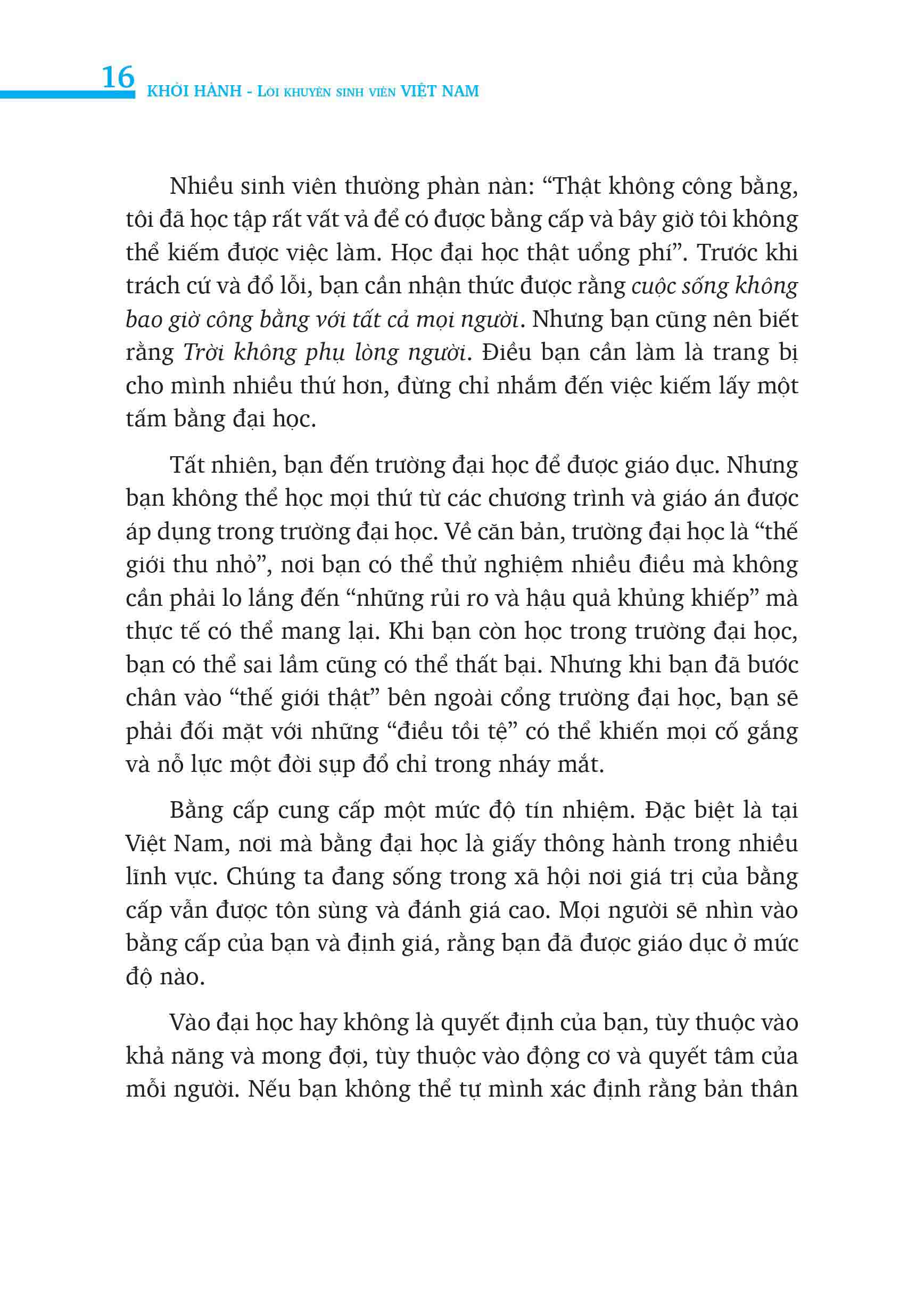 khởi hành - lời khuyên sinh viên việt nam - Ảnh 13