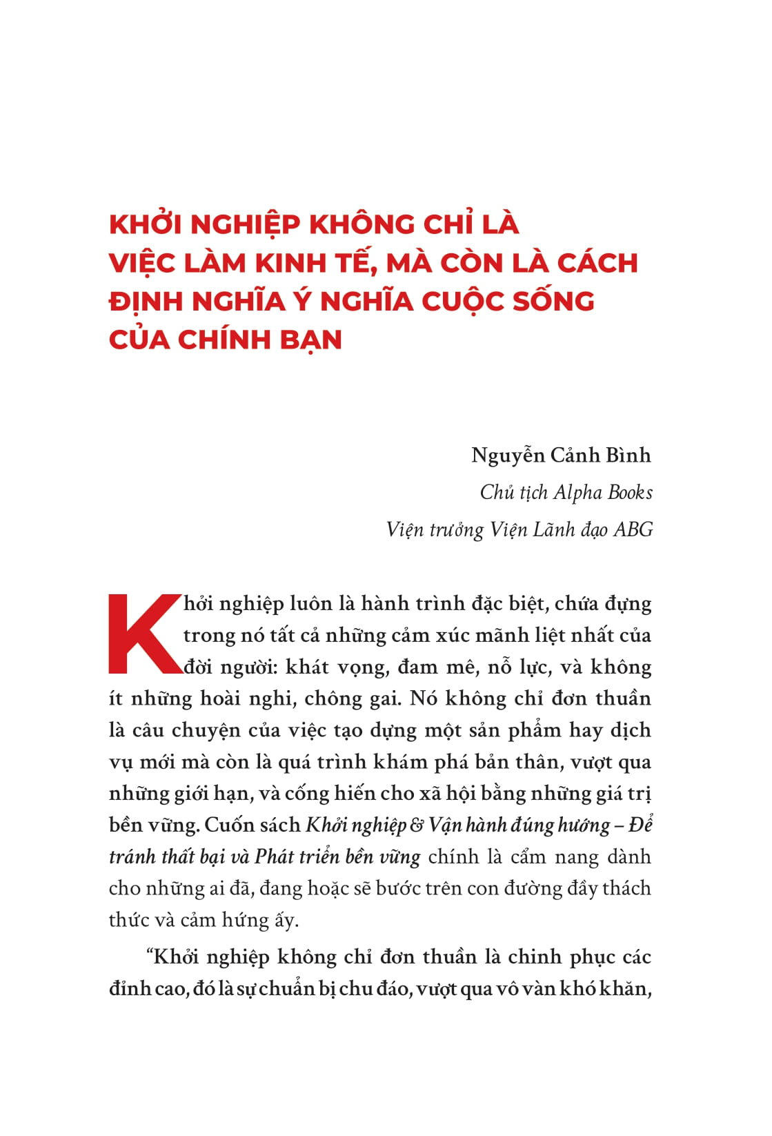 khởi nghiệp và vận hành đúng hướng - Ảnh 6