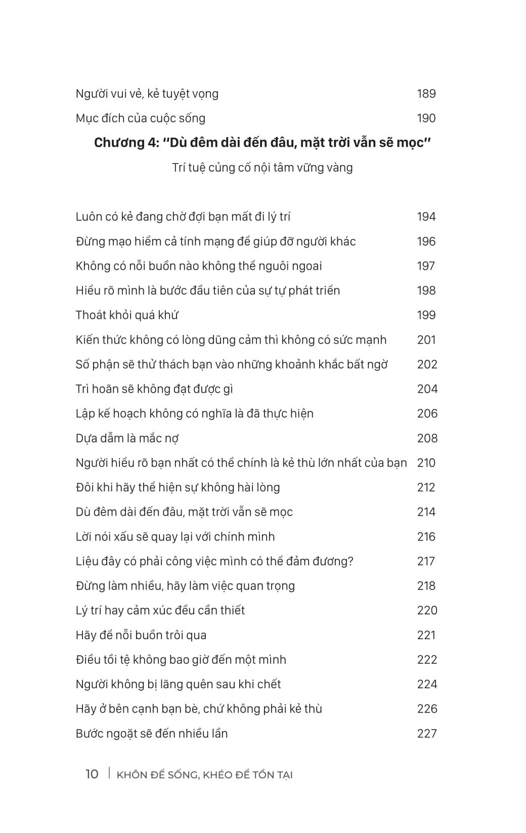 Khôn Để Sống - Khéo Để Tồn Tại - 198 Bí Kíp Sinh Tồn Giữa Vạn Biến Cuộc Đời - Ảnh 11