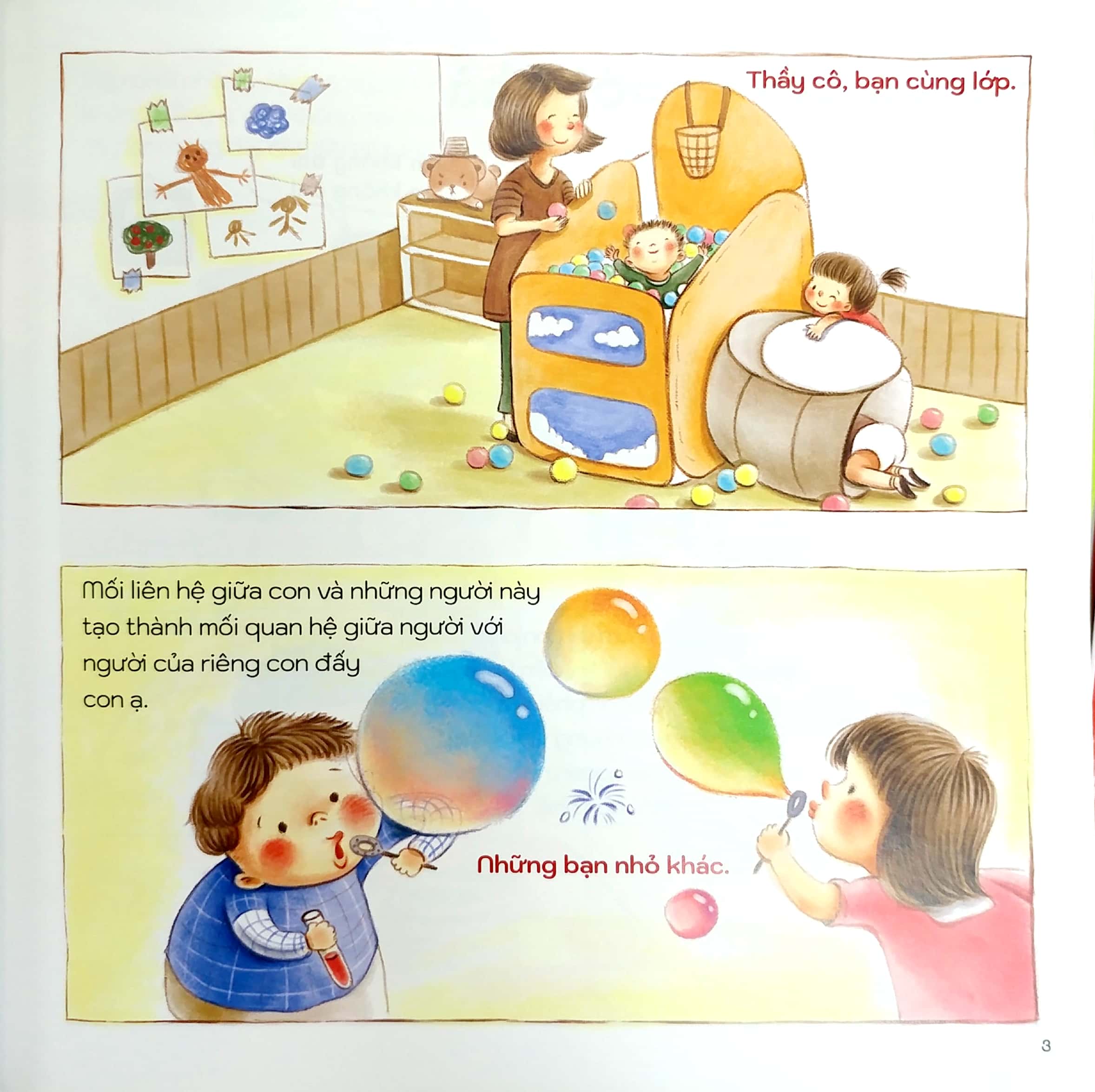 khôn lớn mỗi ngày - con sống chan hòa với mọi người - học cách giao tiếp - Ảnh 4