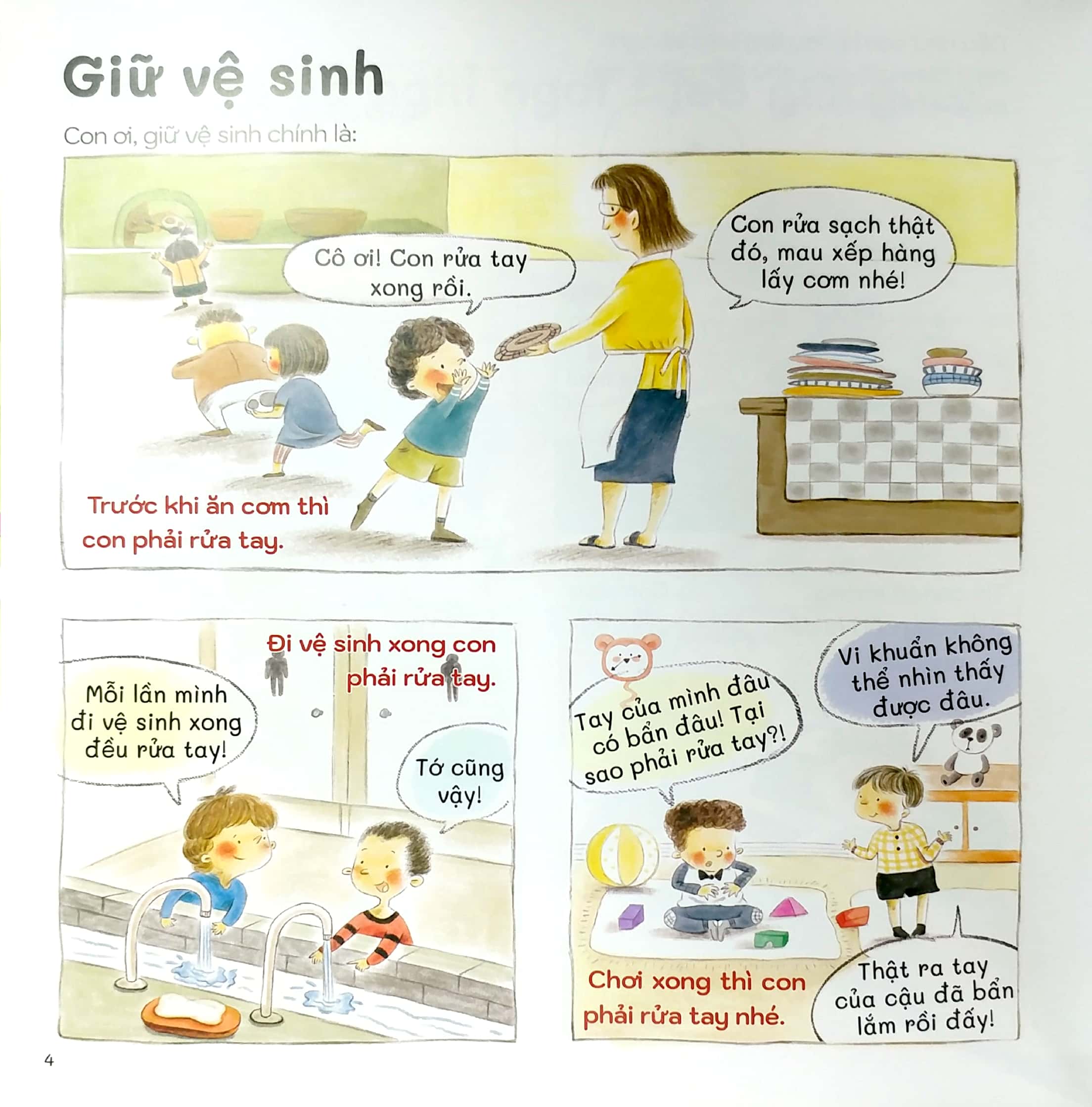 khôn lớn mỗi ngày - thói quen tốt của con - hình thành thói quen cho bé - Ảnh 5