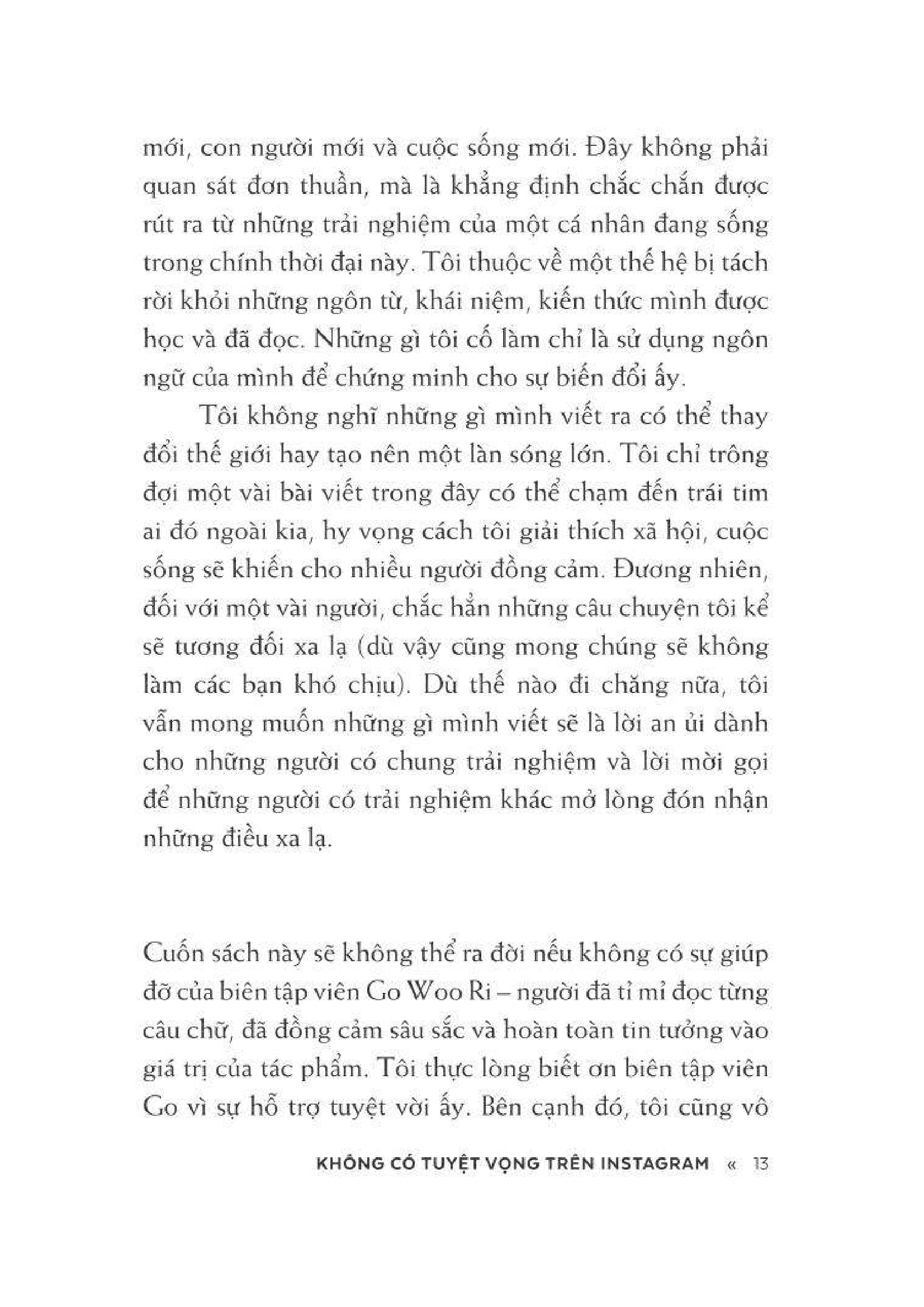 không có tuyệt vọng trên instagram - Ảnh 12