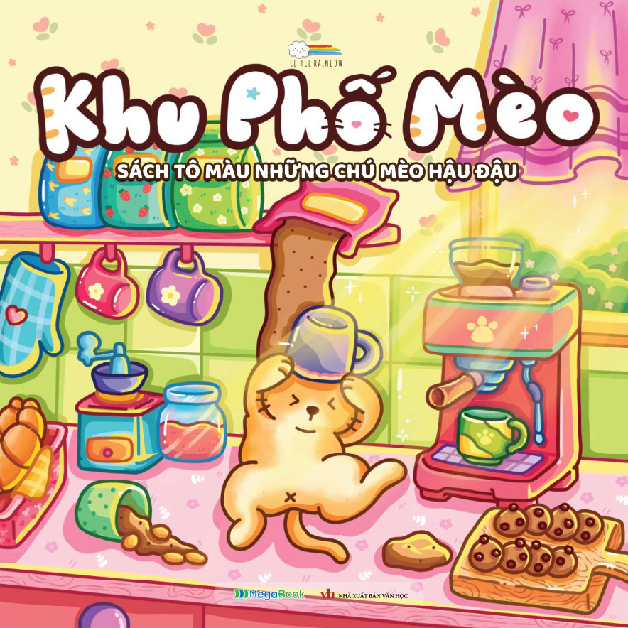 Khu Phố Mèo - Sách Tô Màu Những Chú Mèo Hậu Đậu - Ảnh 2
