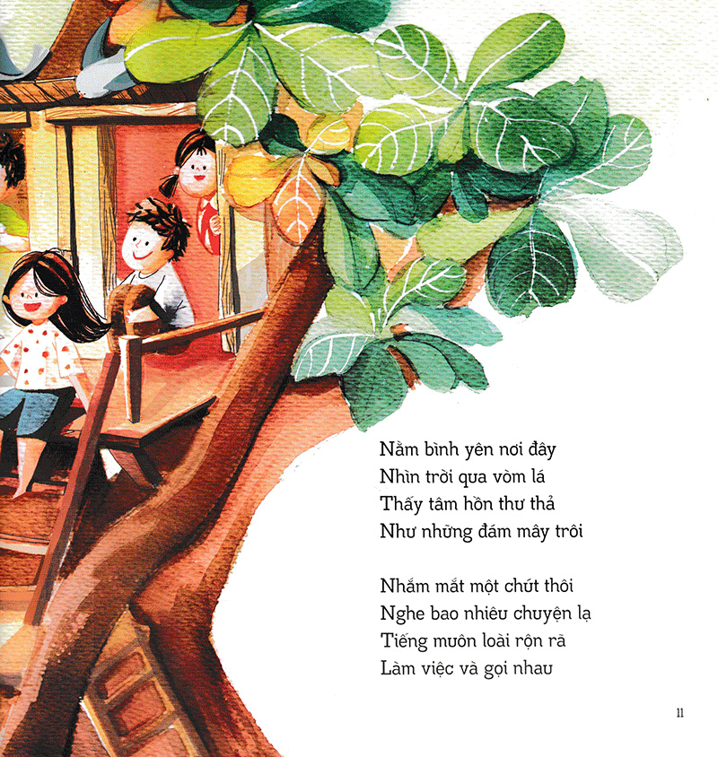 khu rừng trong thành phố (tranh màu) - Ảnh 10