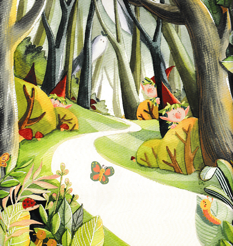 khu rừng trong thành phố (tranh màu) - Ảnh 3