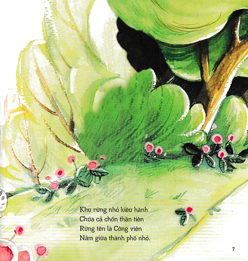 khu rừng trong thành phố (tranh màu) - Ảnh 6