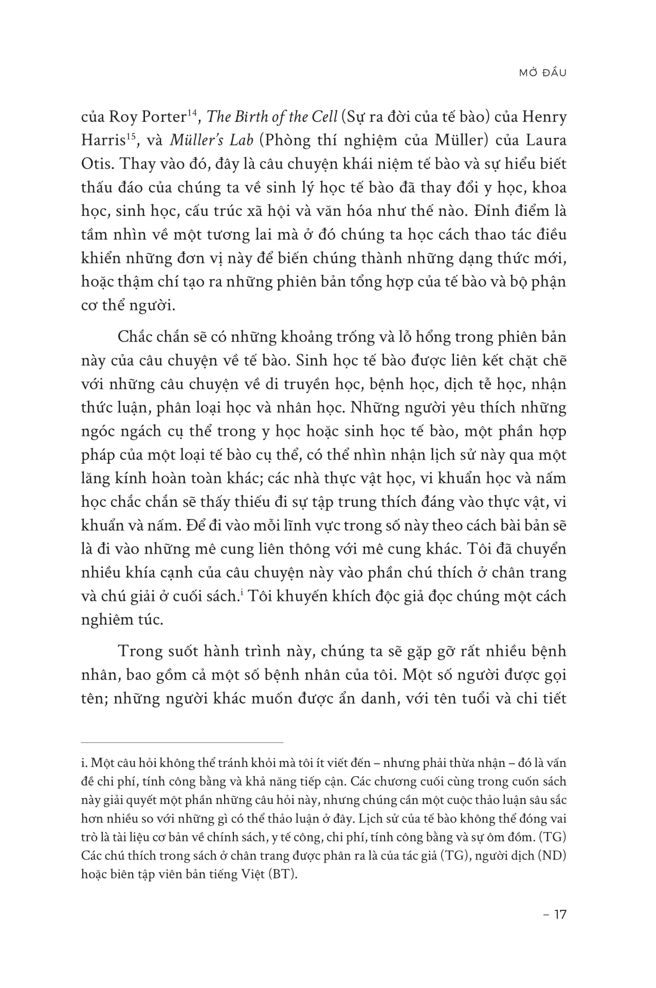 Khuc Ca Cua Te Bao - Kham Pha Phan Tu Co Ban Cua Sinh Vat Va Con Nguoi Moi - Ảnh 15