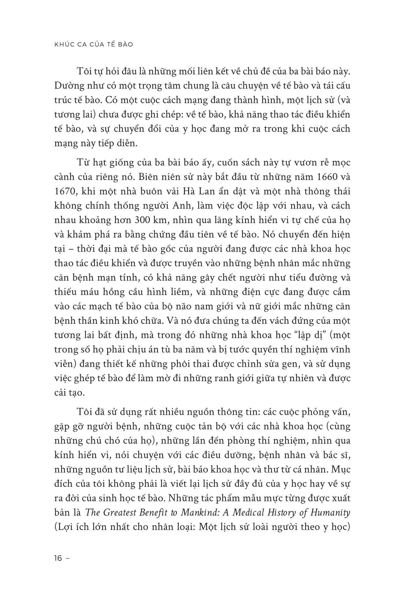 khúc ca của tế bào - khám phá phần tử cơ bản của sinh vật và con người mới - bìa cứng - Ảnh 14