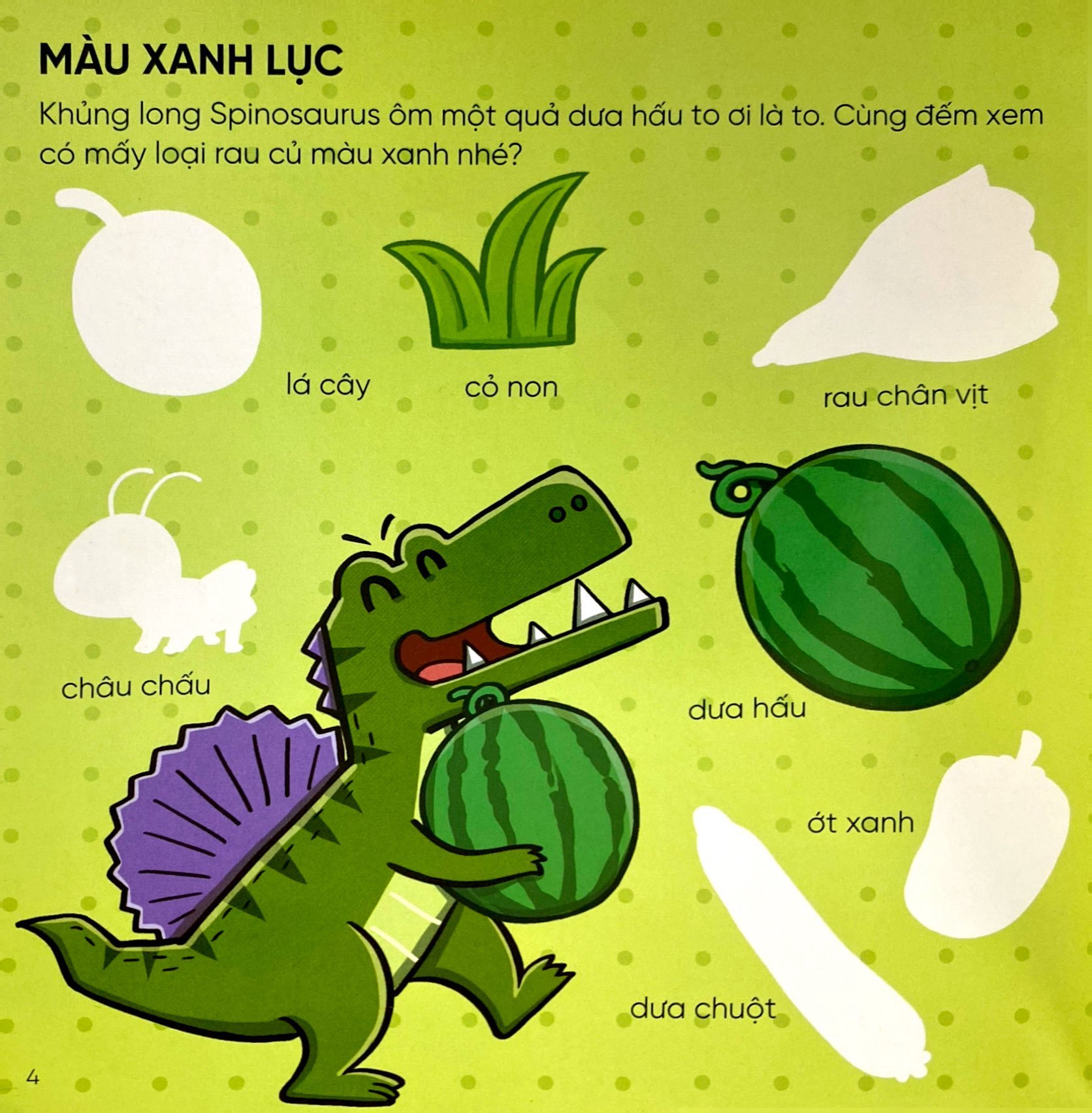 khủng long bạo chúa david - bóc dán thông minh rèn luyện iq - sắc màu - Ảnh 5