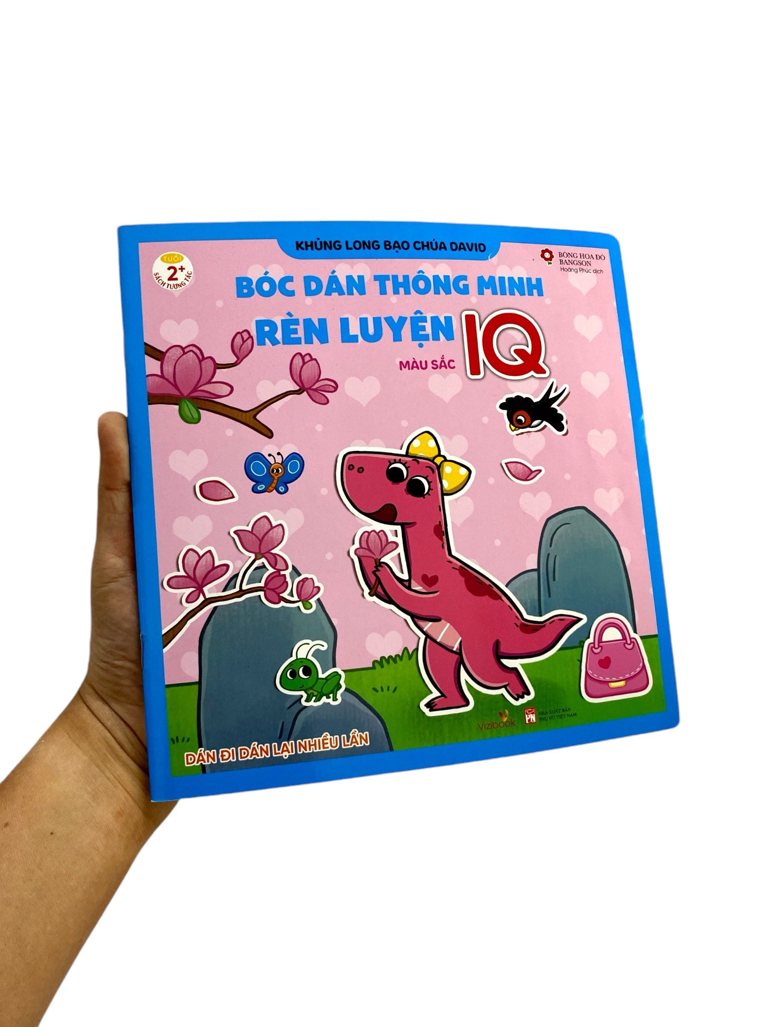 khủng long bạo chúa david - bóc dán thông minh rèn luyện iq - sắc màu - Ảnh 7