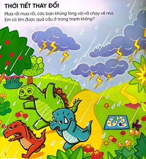 khủng long bạo chúa david - bóc dán thông minh rèn luyện iq - thiên nhiên - Ảnh 3