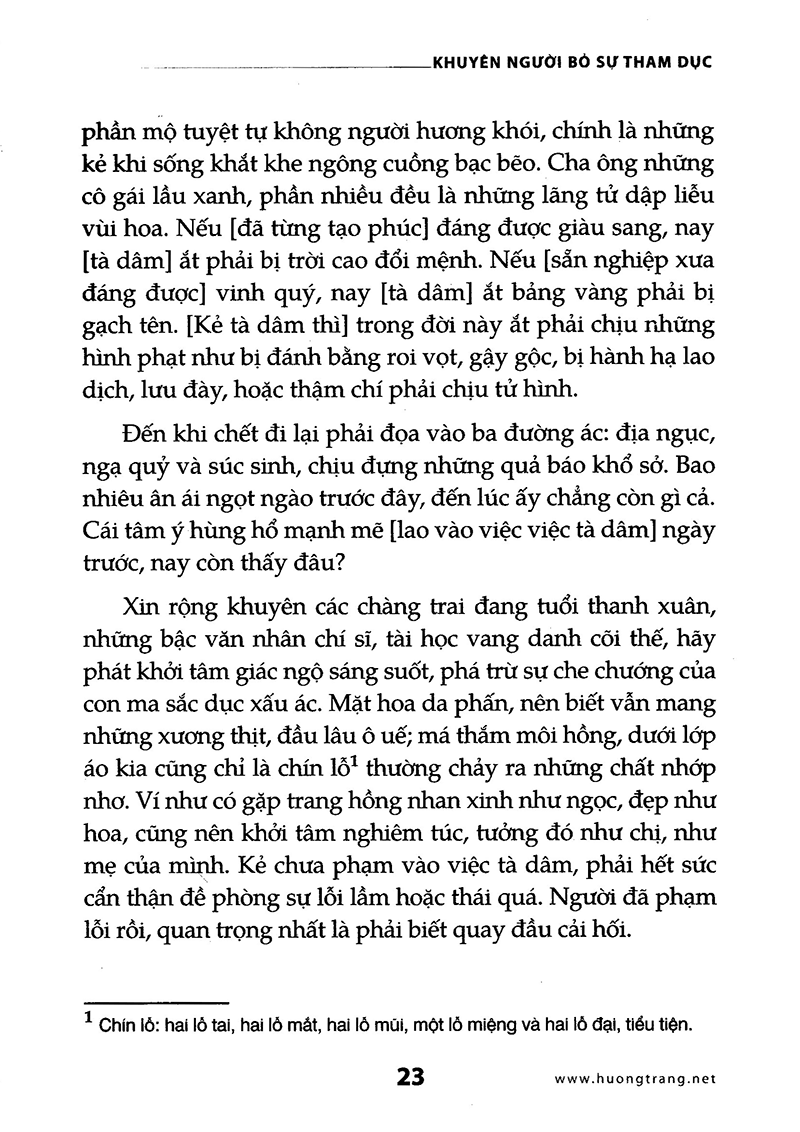 khuyên người bỏ sự tham dục - Ảnh 8