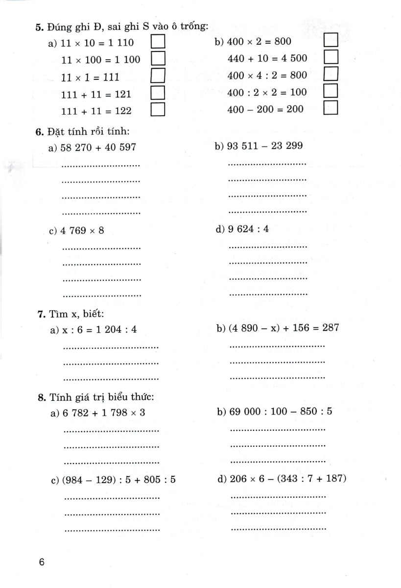 kĩ năng giải toán 4 (dùng chung cho các bộ sgk hiện hành) - Ảnh 5