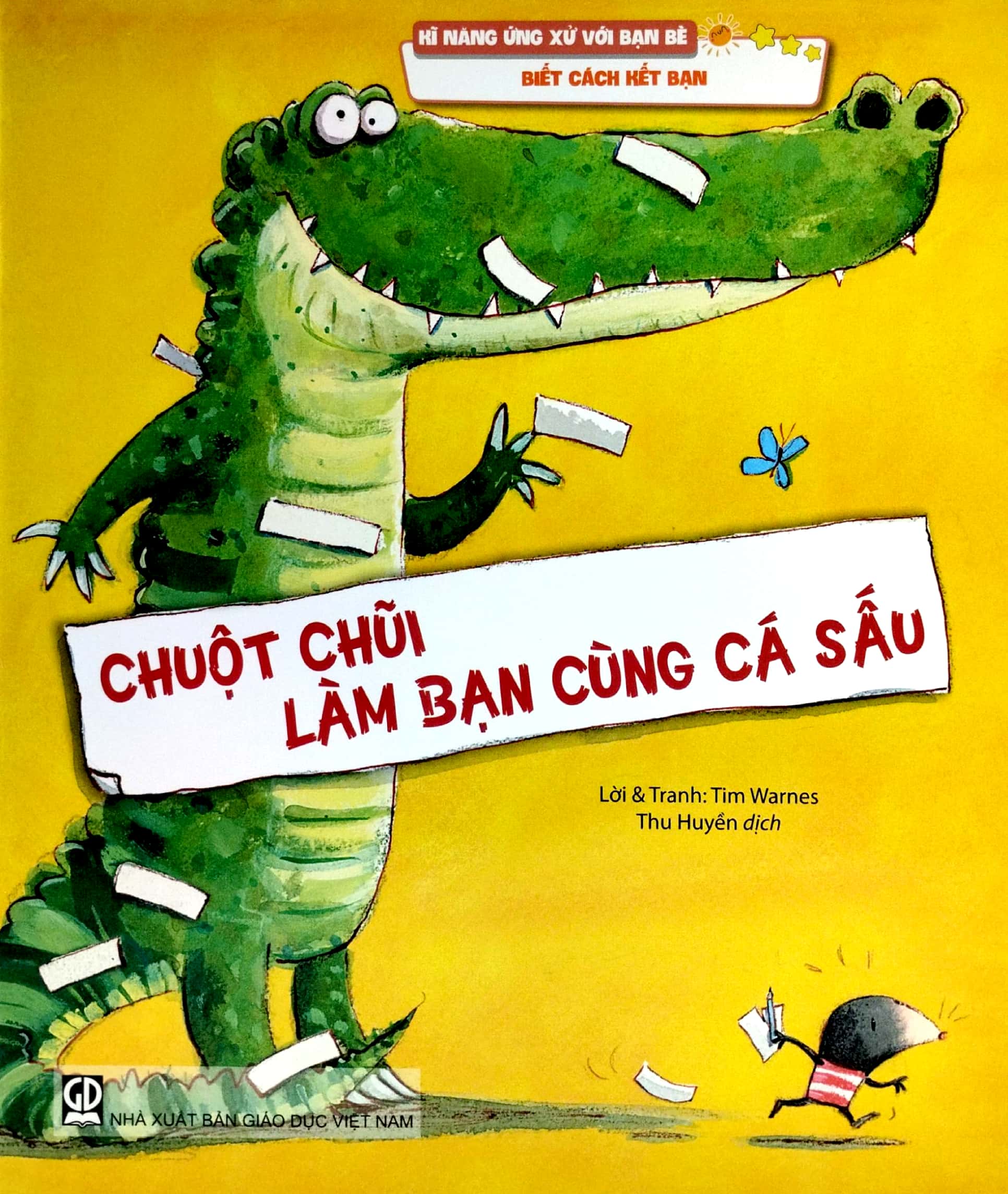 kĩ năng ứng xử với bạn bè - biết cách kết bạn - chuột chũi làm bạn cùng cá sấu - Ảnh 2