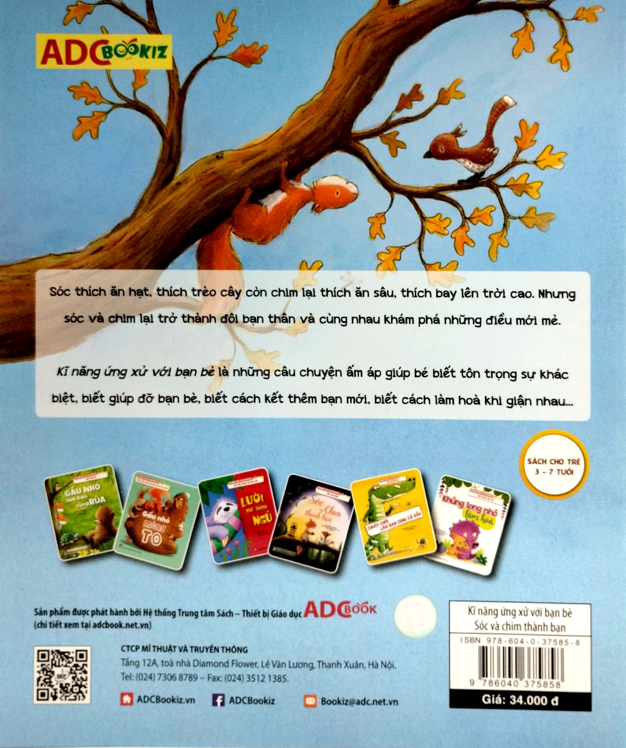 kĩ năng ứng xử với bạn bè - biết hoà nhập - sóc và chim thành bạn - Ảnh 6