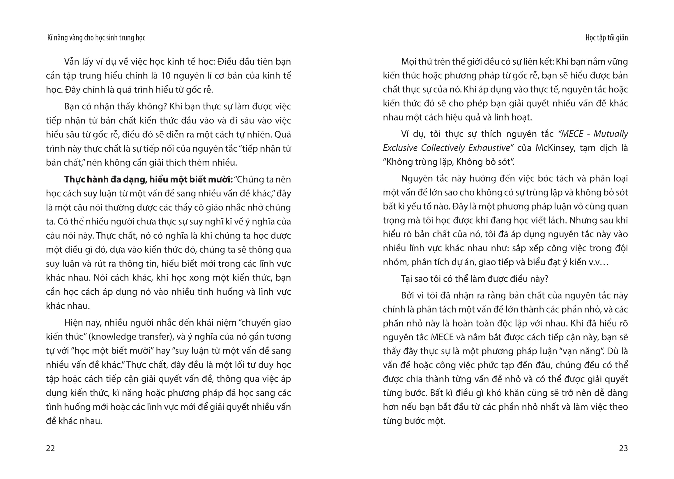 kĩ năng vàng cho học sinh trung học - học tập tối giản - Ảnh 9