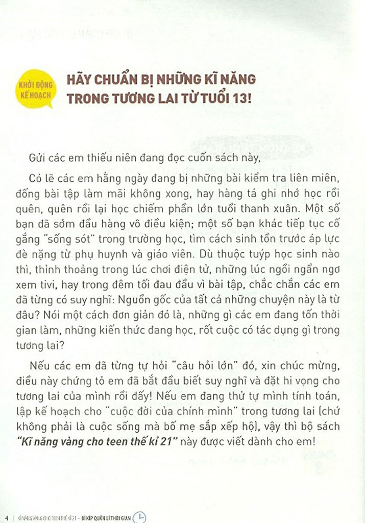 kĩ năng vàng cho teen thế kỉ 21 - bí kíp quản lí thời gian (tái bản 2024) - Ảnh 5