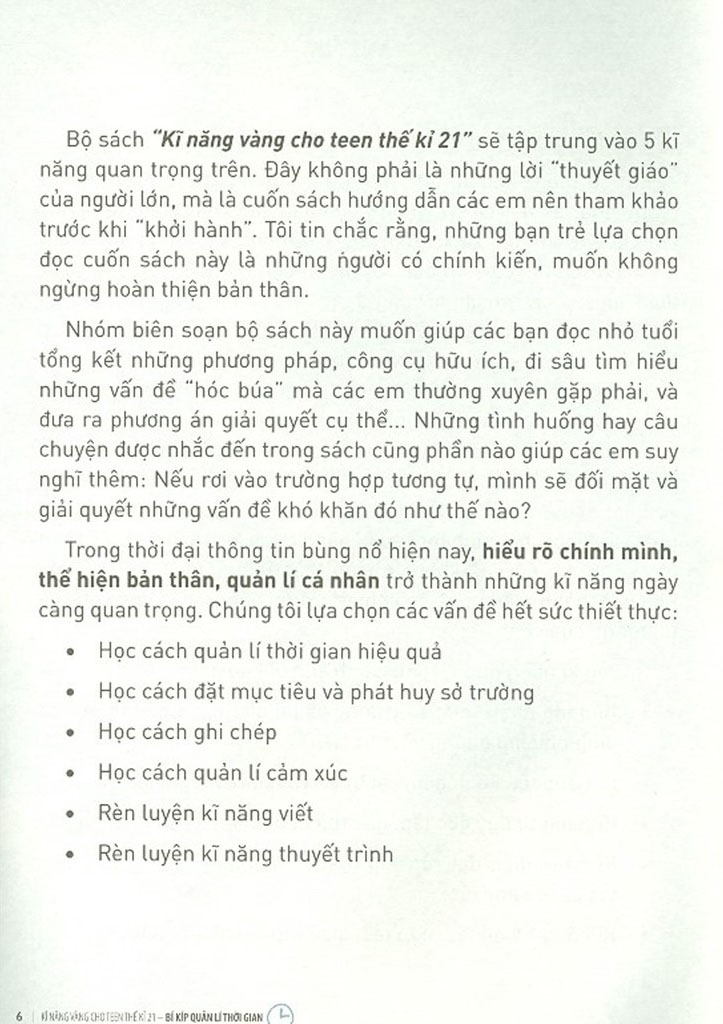 kĩ năng vàng cho teen thế kỉ 21 - bí kíp quản lí thời gian (tái bản 2024) - Ảnh 7