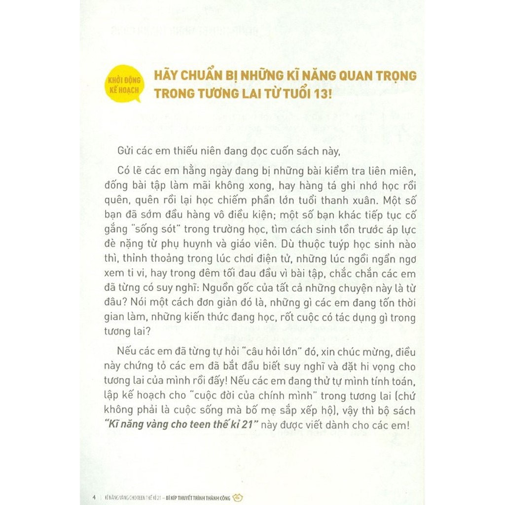 kĩ năng vàng cho teen thế kỉ 21 - bí kíp thuyết trình thành công - Ảnh 5