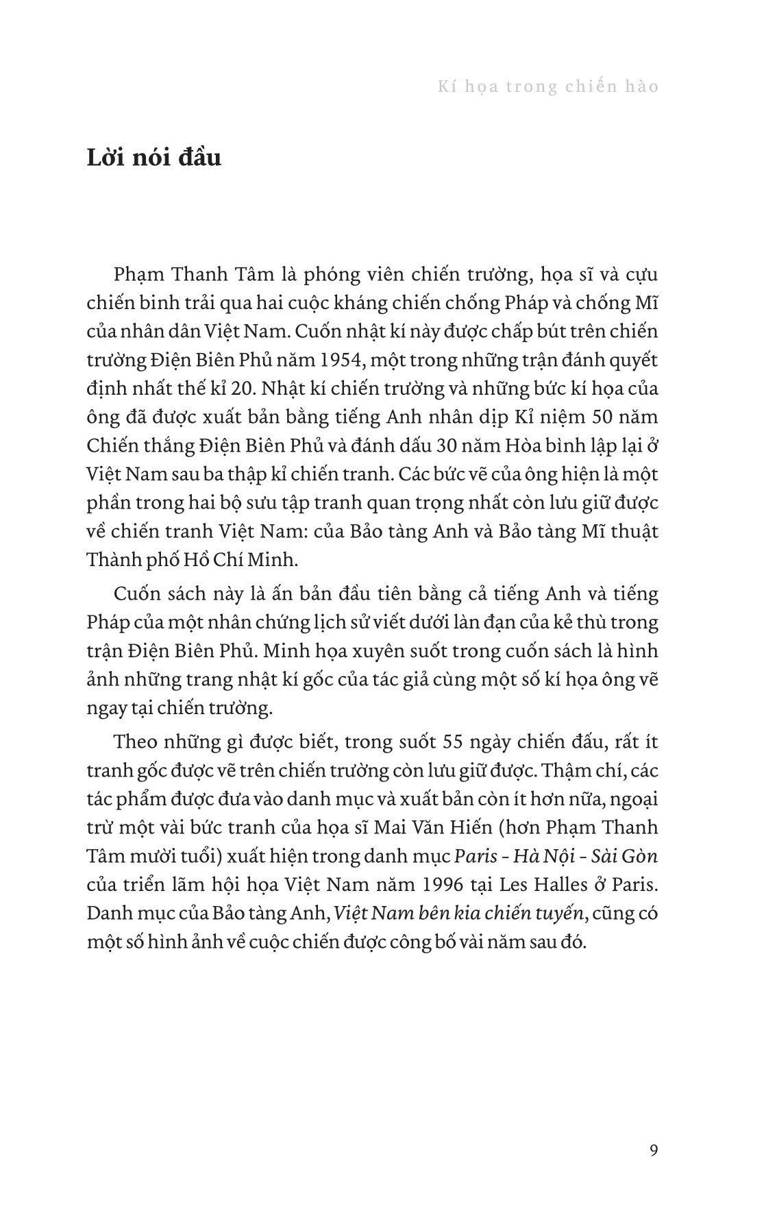 kỉ niệm 70 năm chiến thắng điện biên phủ - kí hoạ trong chiến hào - nhật kí chiến tranh của một người lính trẻ trong chiến dịch điện biên phủ - bìa cứng - Ảnh 8
