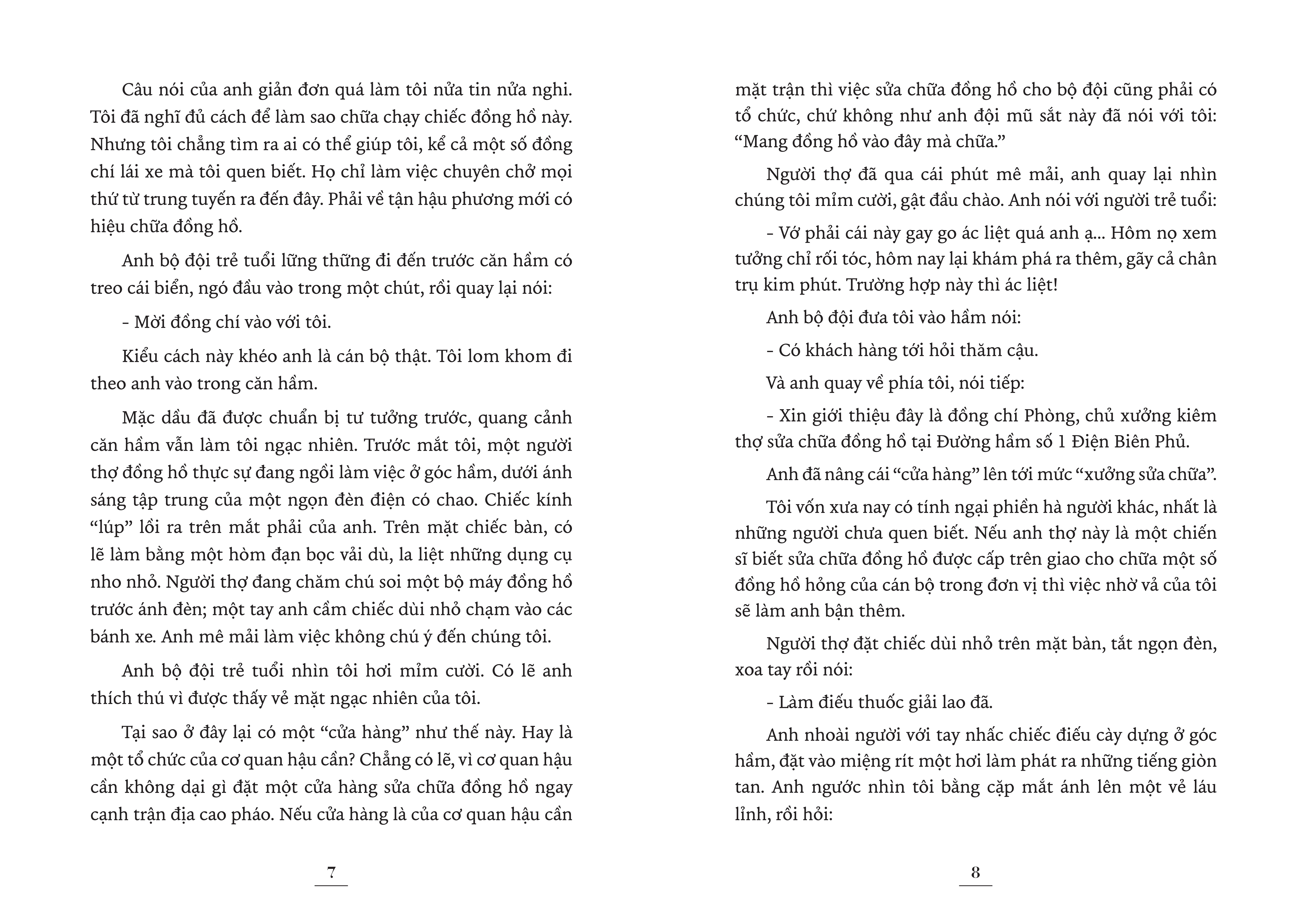 kỉ niệm 70 năm chiến thắng điện biên phủ - người thợ chữa đồng hồ tại đường hầm số 1 - Ảnh 4