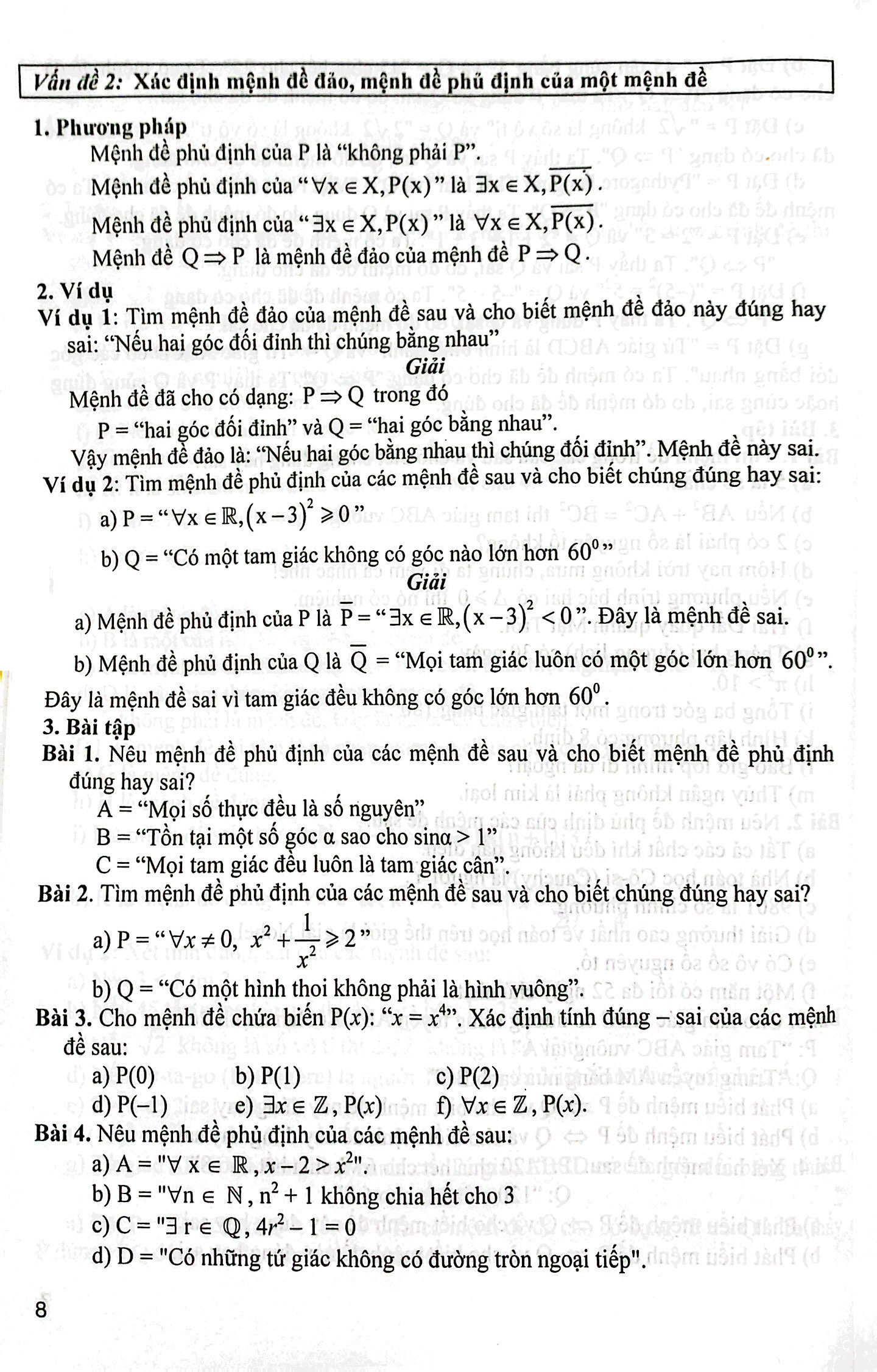 kĩ thuật giải nhanh bài toán hay và khó đại số 10 (biên soạn theo chương trinh gdpt mới) (dùng chung cho các bộ sgk hiện hành) - Ảnh 7