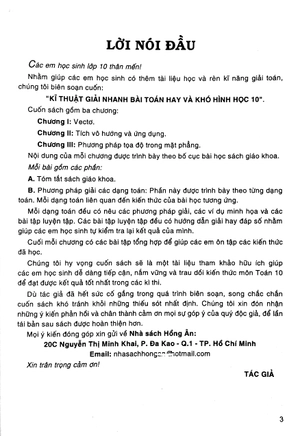 kĩ thuật giải nhanh bài toán hay và khó hình học 10 (biên soạn theo chương trình gdptt mới) (dùng chung cho các bộ sgk hiện hành) - Ảnh 4