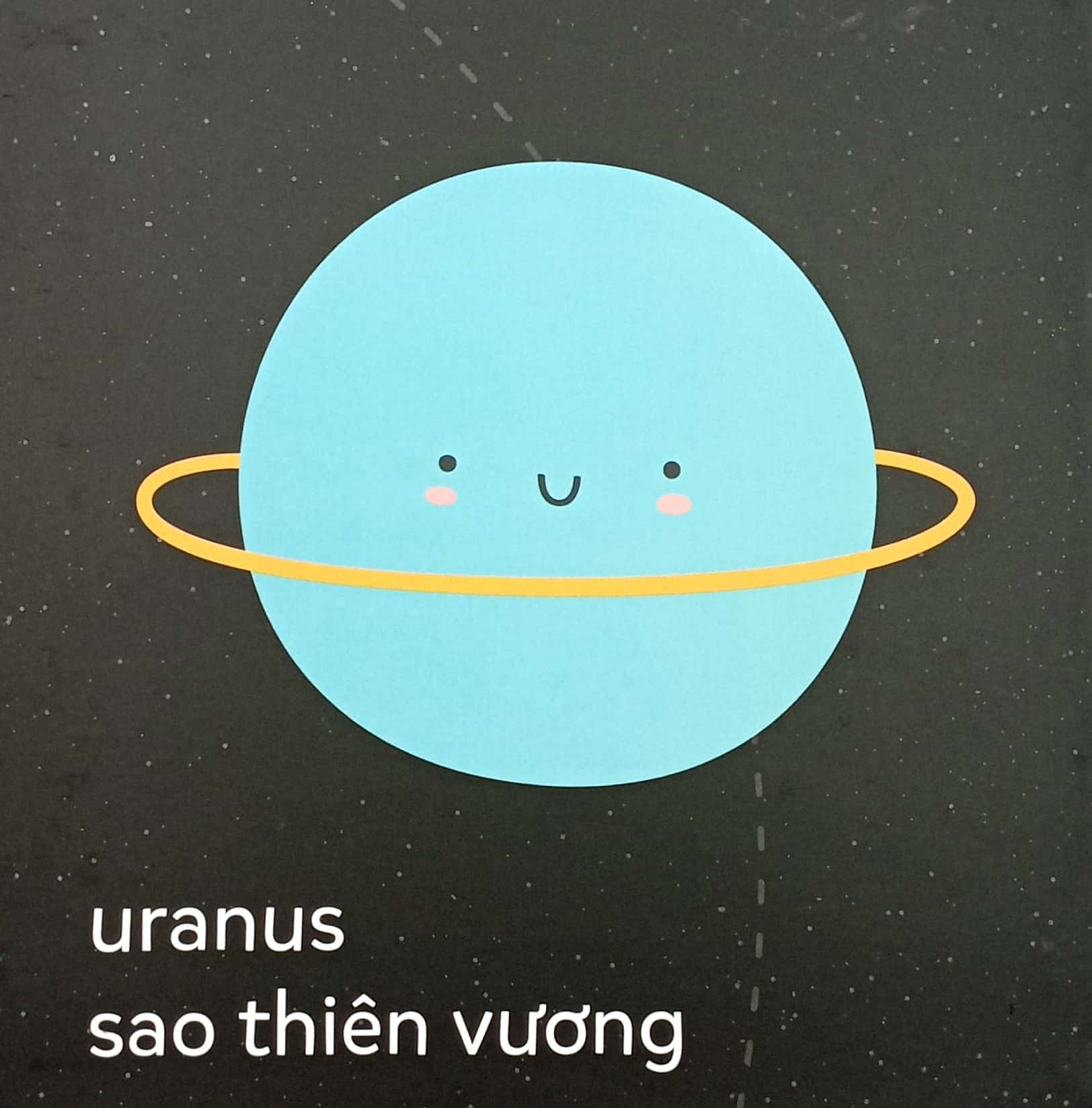 kích thích thì giác black and white - cuốn sách đầu tiên về vũ trụ - bìa cứng (dành cho trẻ từ 0-3 tuổi) - Ảnh 4