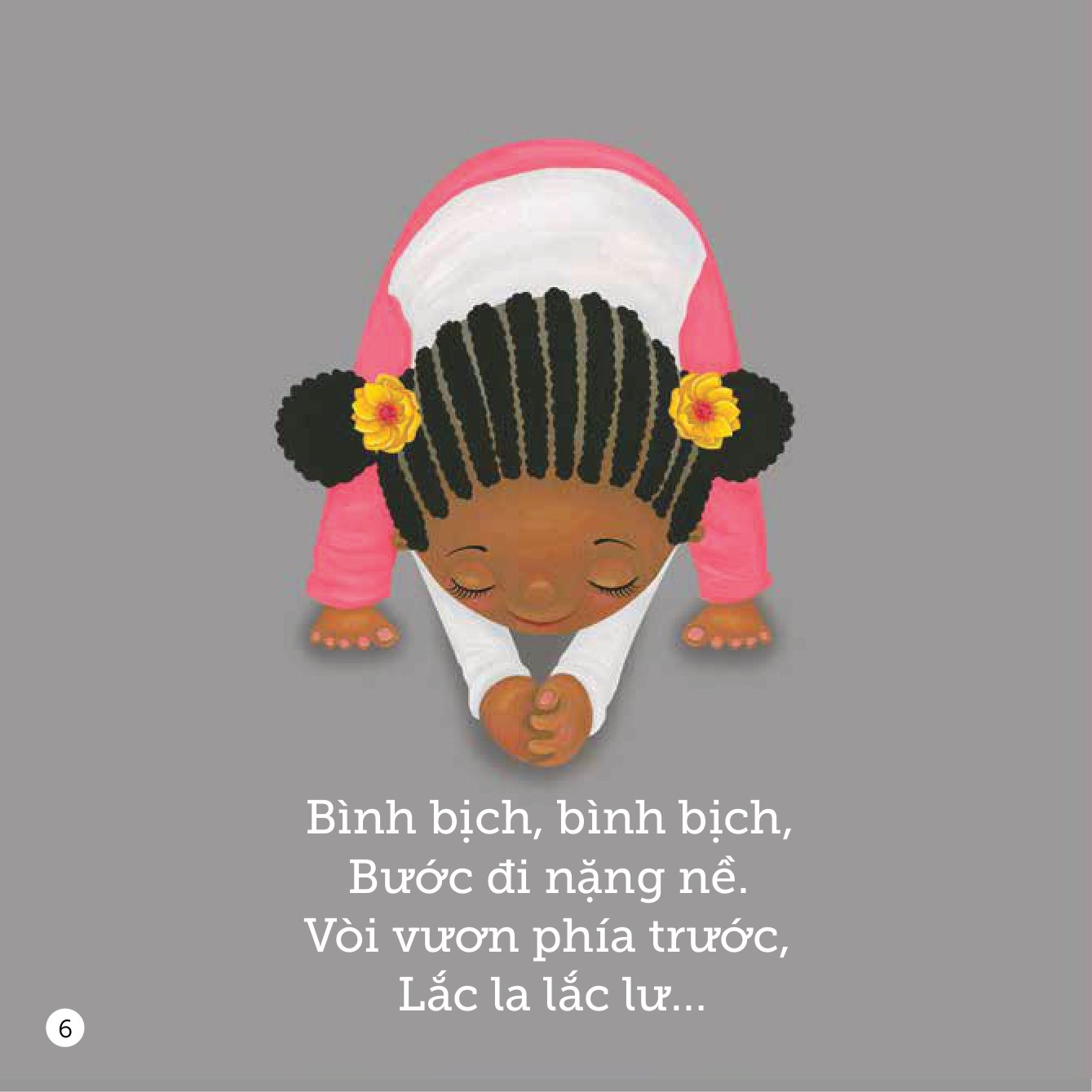 kids yoga - bé khéo vận động: bắt chước gấu nâu - Ảnh 7