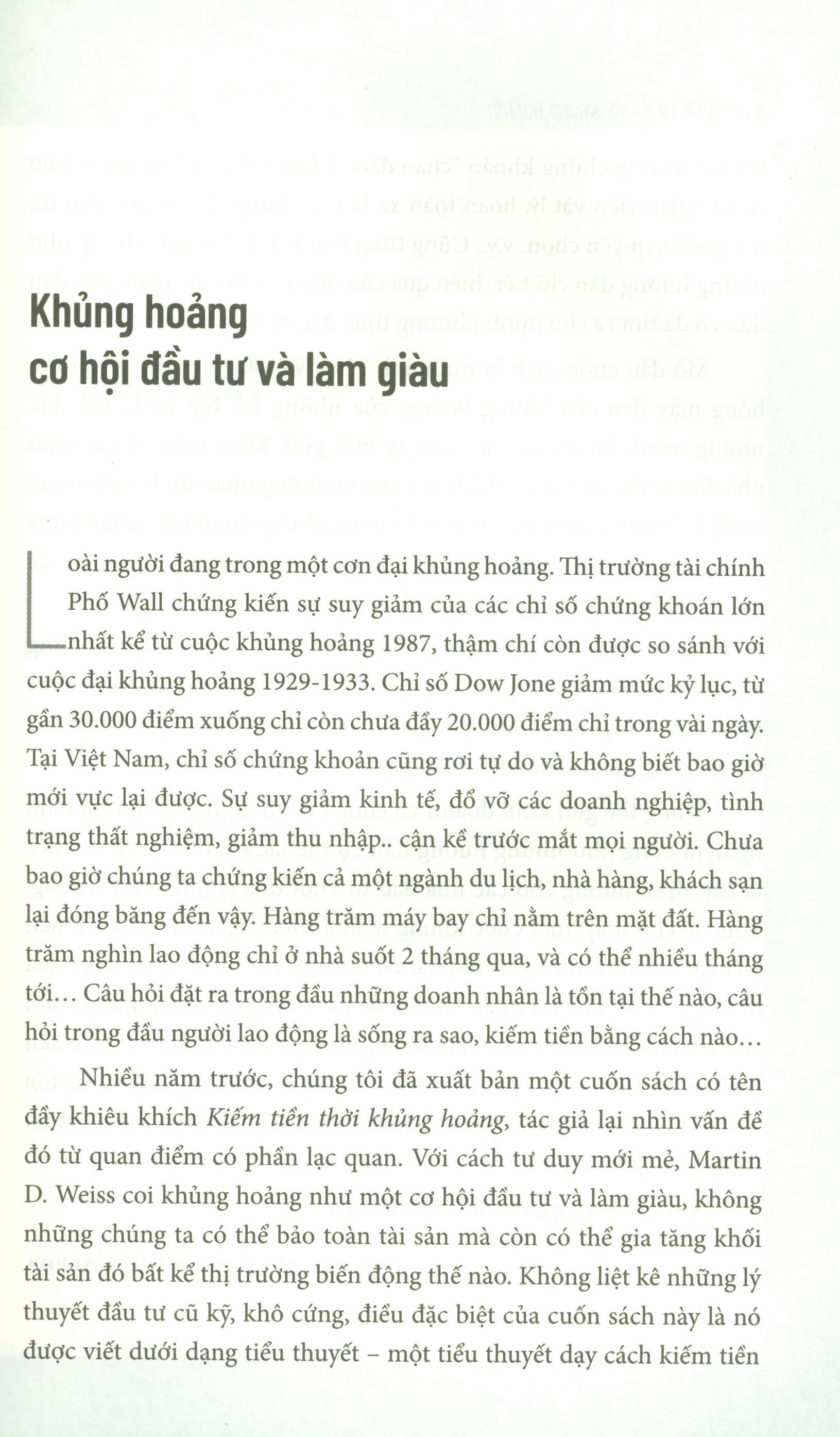 kiếm tiền thời khủng hoảng (tái bản 2023) - Ảnh 2