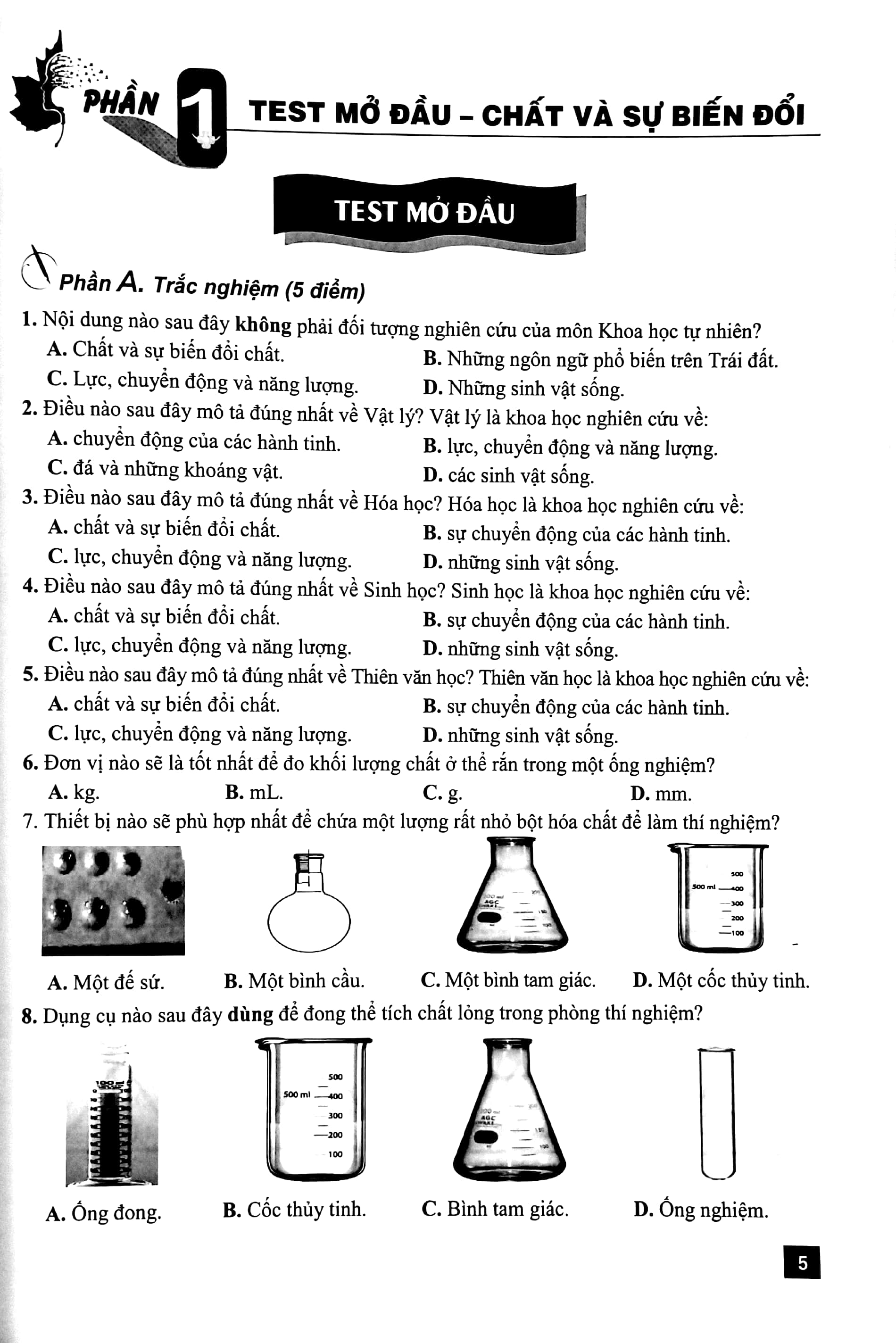 kiểm tra, đánh giá môn khoa học tự nhiên 6 - Ảnh 5