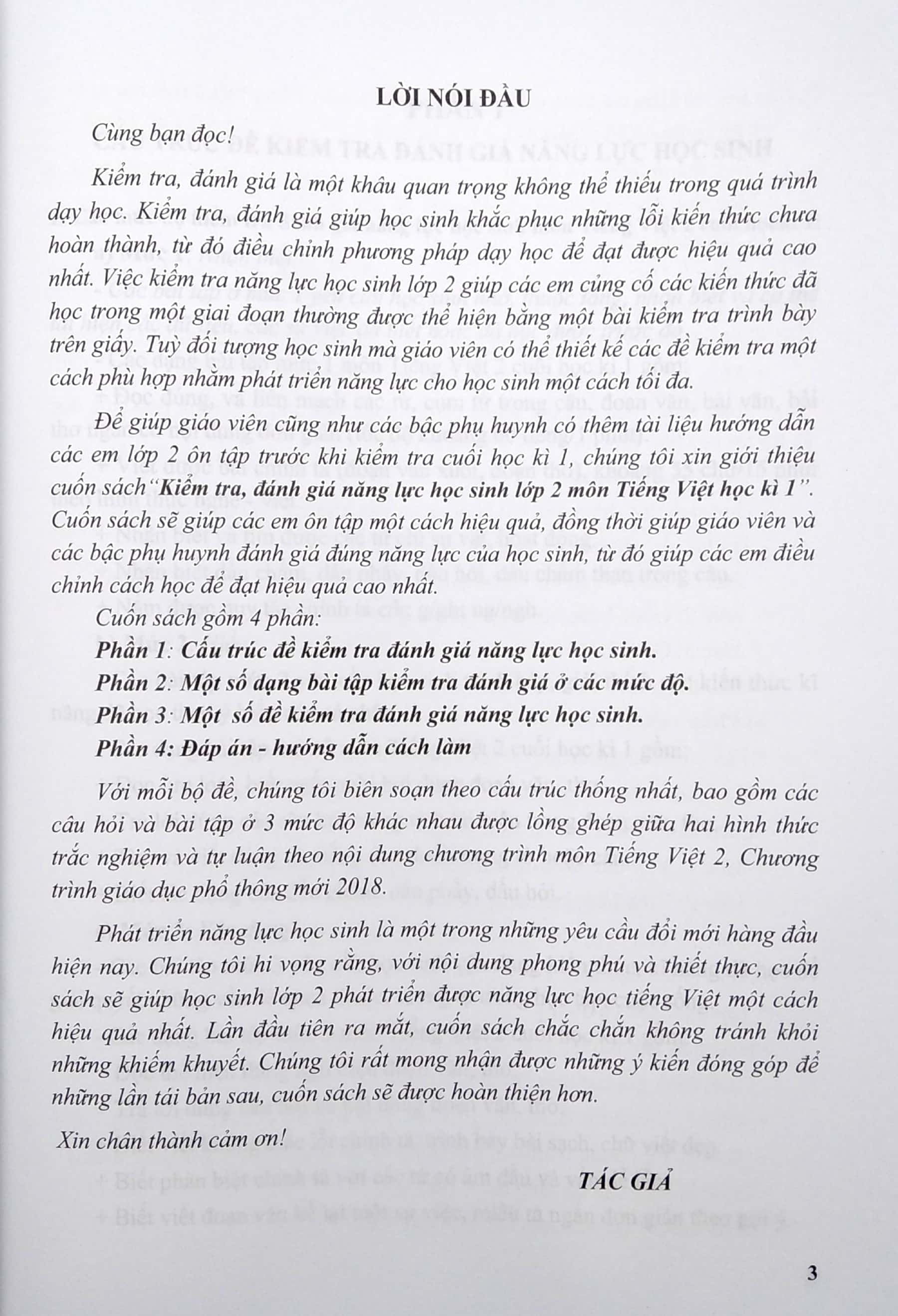 kiểm tra, đánh giá năng lực học sinh lớp 2 - môn tiếng việt - học kì 1 - Ảnh 4