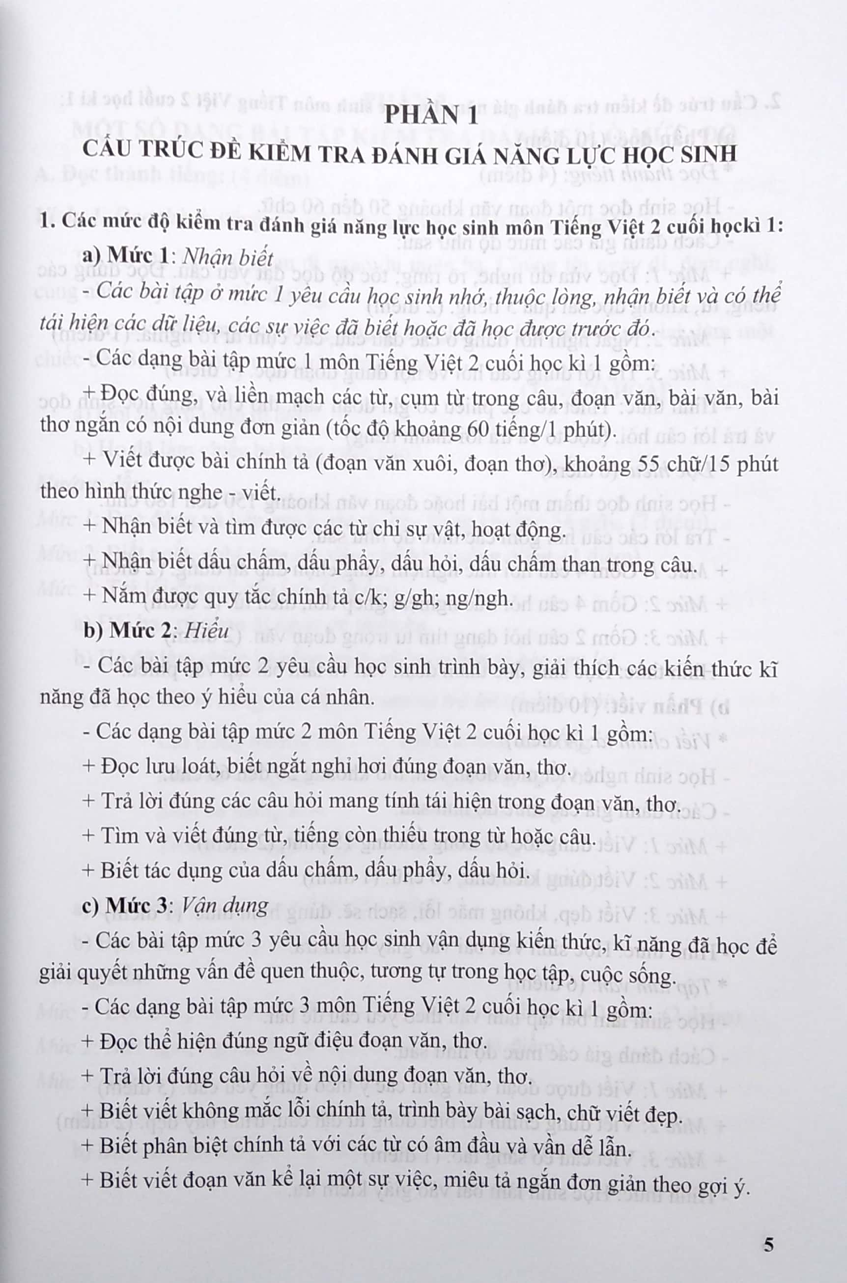 kiểm tra, đánh giá năng lực học sinh lớp 2 - môn tiếng việt - học kì 1 - Ảnh 5