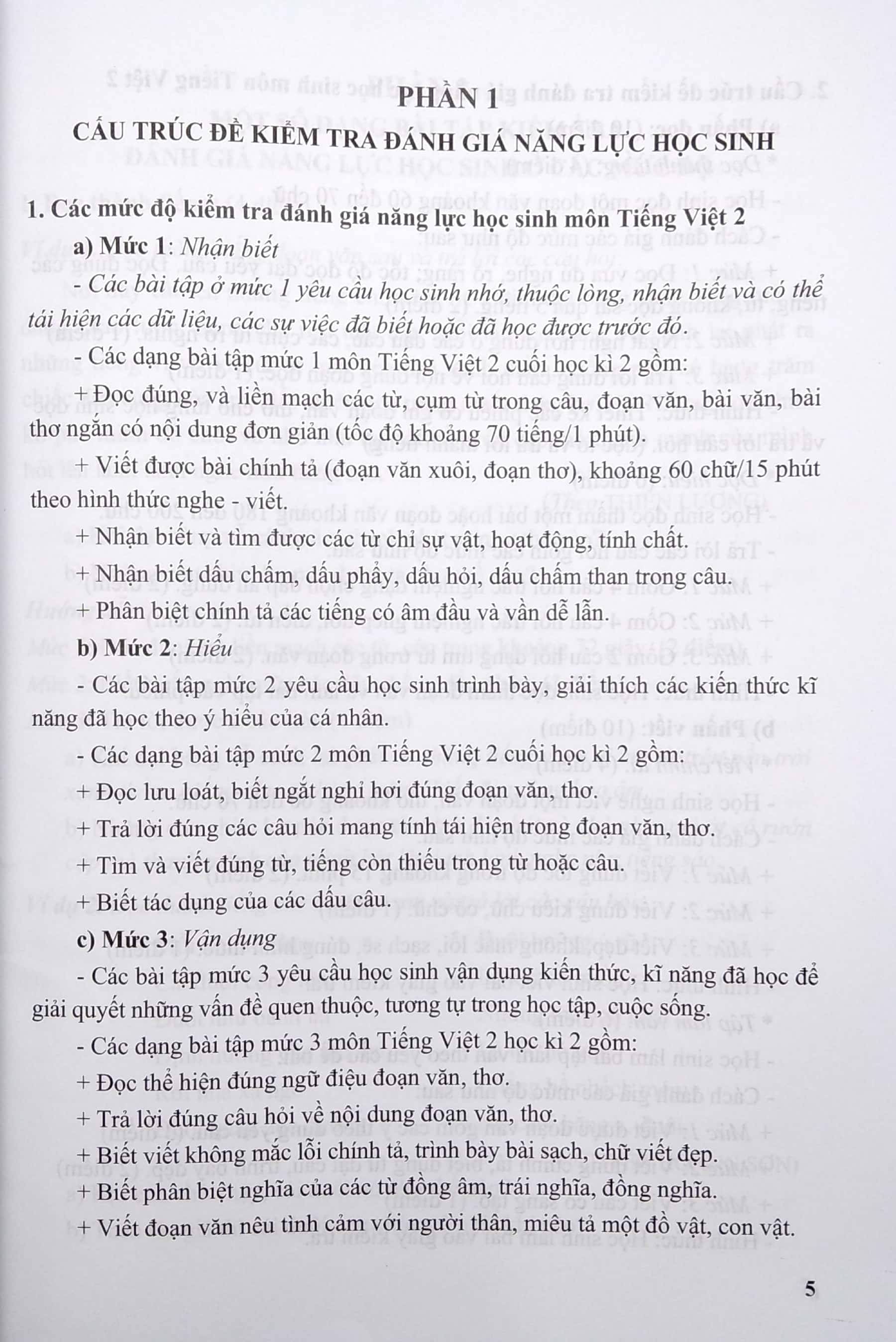 kiểm tra, đánh giá năng lực học sinh lớp 2 - môn tiếng việt - học kì 2 - Ảnh 5