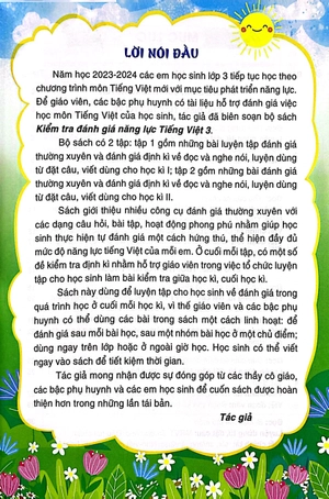 kiểm tra và đánh giá năng lực tiếng việt 3 - học kì 1 (theo chương trình giáo dục phổ thông 2018) - Ảnh 3