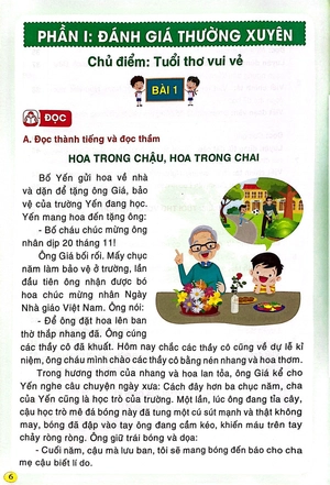 kiểm tra và đánh giá năng lực tiếng việt 3 - học kì 1 (theo chương trình giáo dục phổ thông 2018) - Ảnh 6