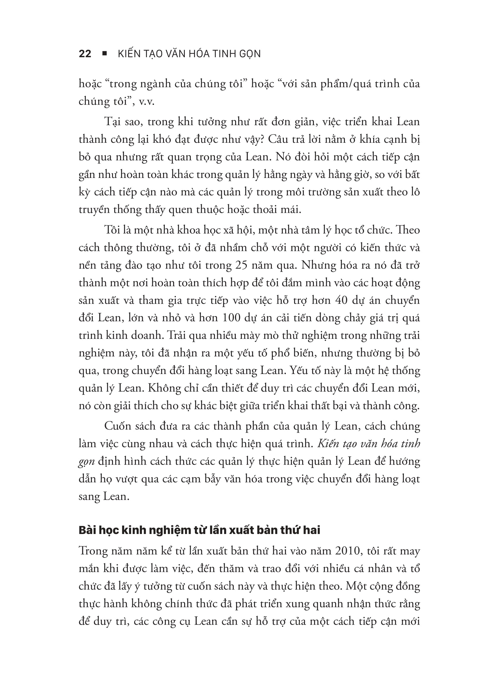 kiến tạo văn hóa tinh gọn - creating a lean culture - Ảnh 8