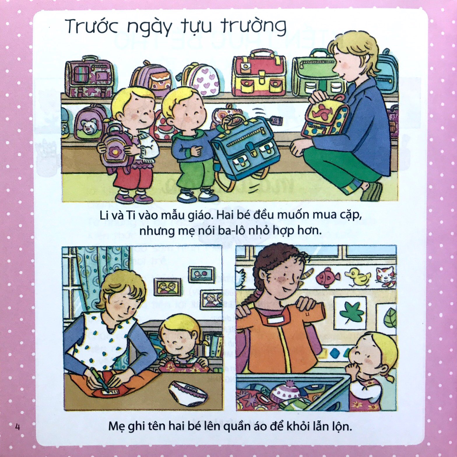 kiến thức bé thơ - bé đi mẫu giáo - Ảnh 2