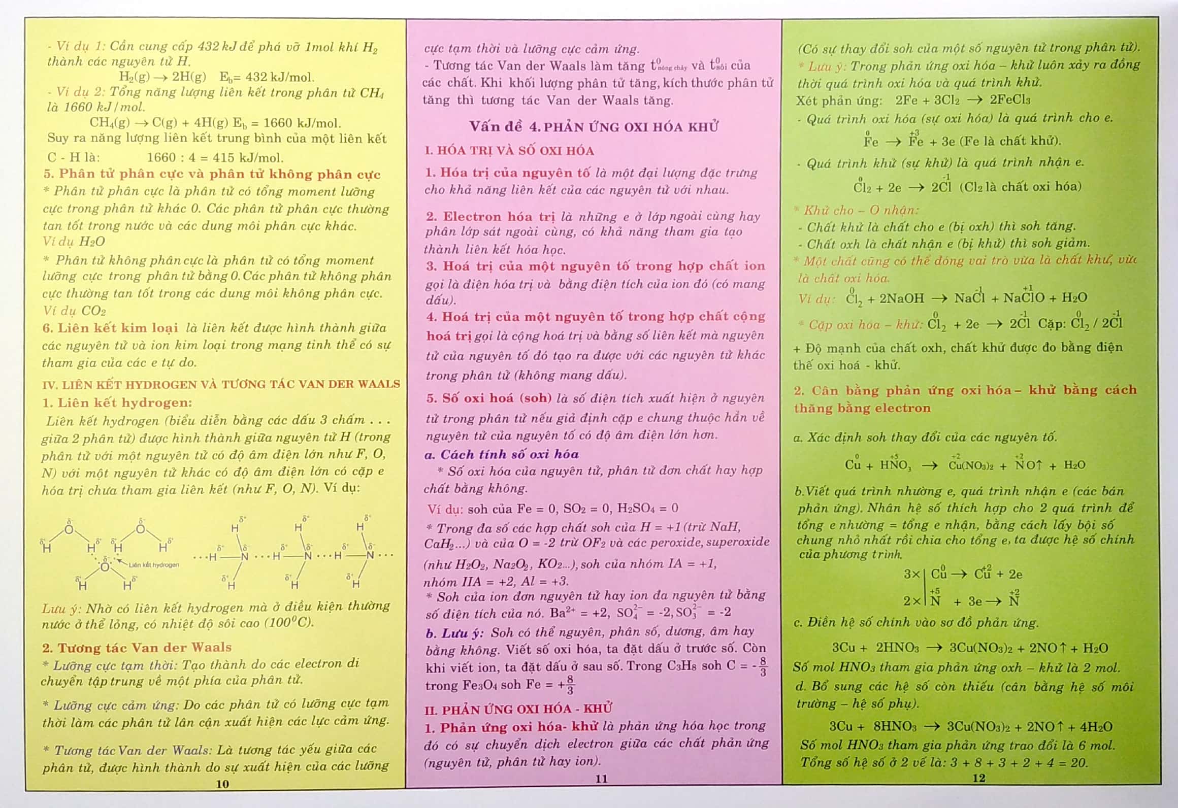 kiến thức trọng tâm hóa học 10 (theo chương trình gd phổ thông mới) - Ảnh 5