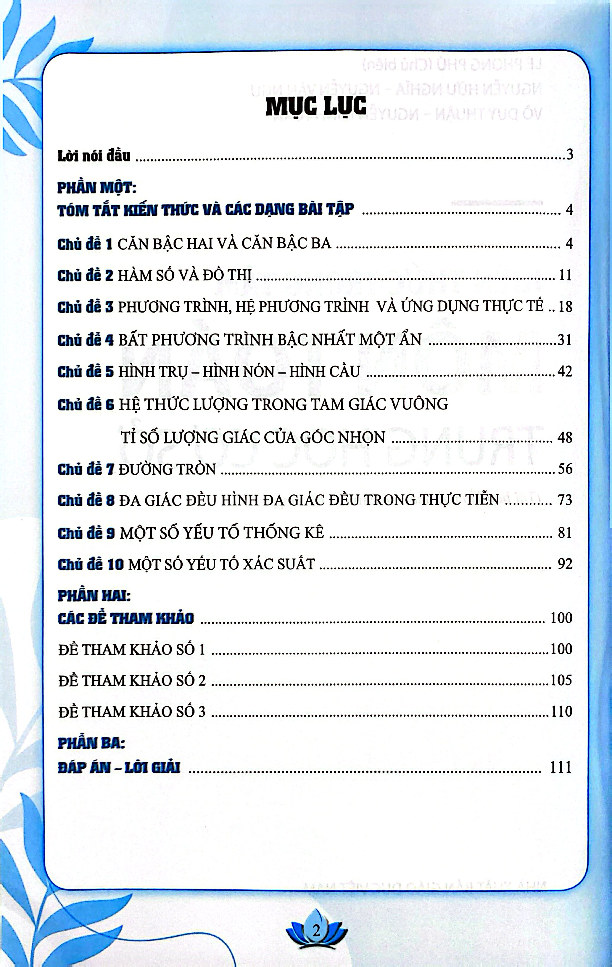 Kiến Thức Trọng Tâm Môn Toán Trung Học Cơ Sở - Ảnh 3