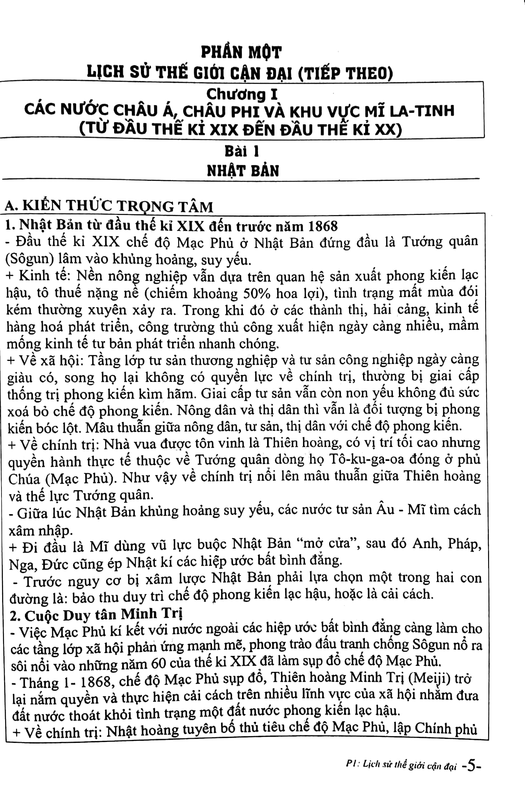 kiến thức trọng tâm và câu hỏi trắc nghiệm khách quan lịch sử 11 - Ảnh 4