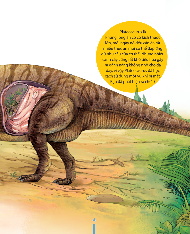 kiến thức về khủng long - tại sao khủng long plateosaurus lại ăn đá? đặc tính ăn uống và tiêu hóa của khủng long - Ảnh 8