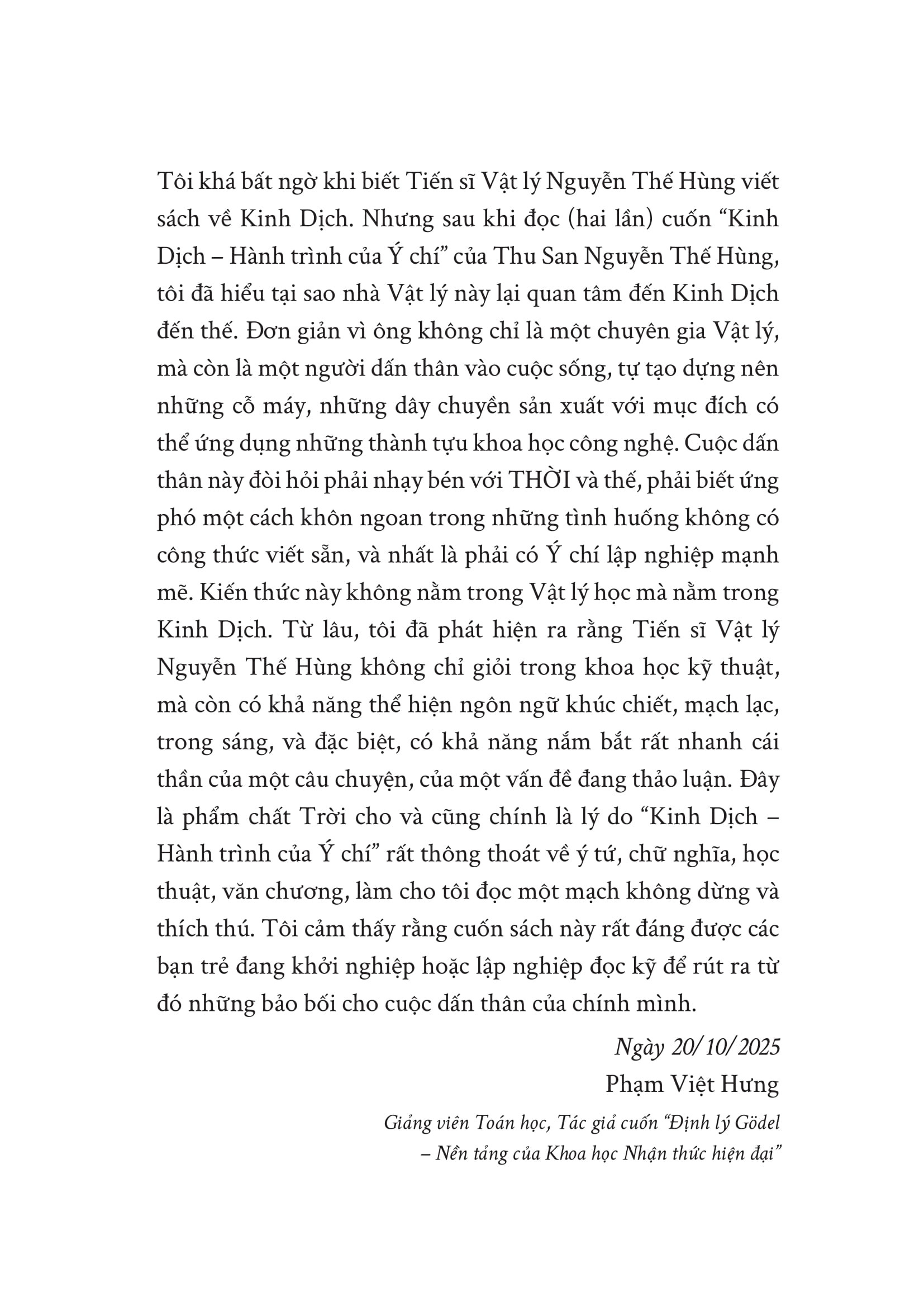 Kinh Dịch - Hành Trình Của Ý Chí - Con Đường Ý Chí Của Kẻ Khởi Nghiệp Từ Khởi Nguyên Đến Khi Thành Tựu - Ảnh 8