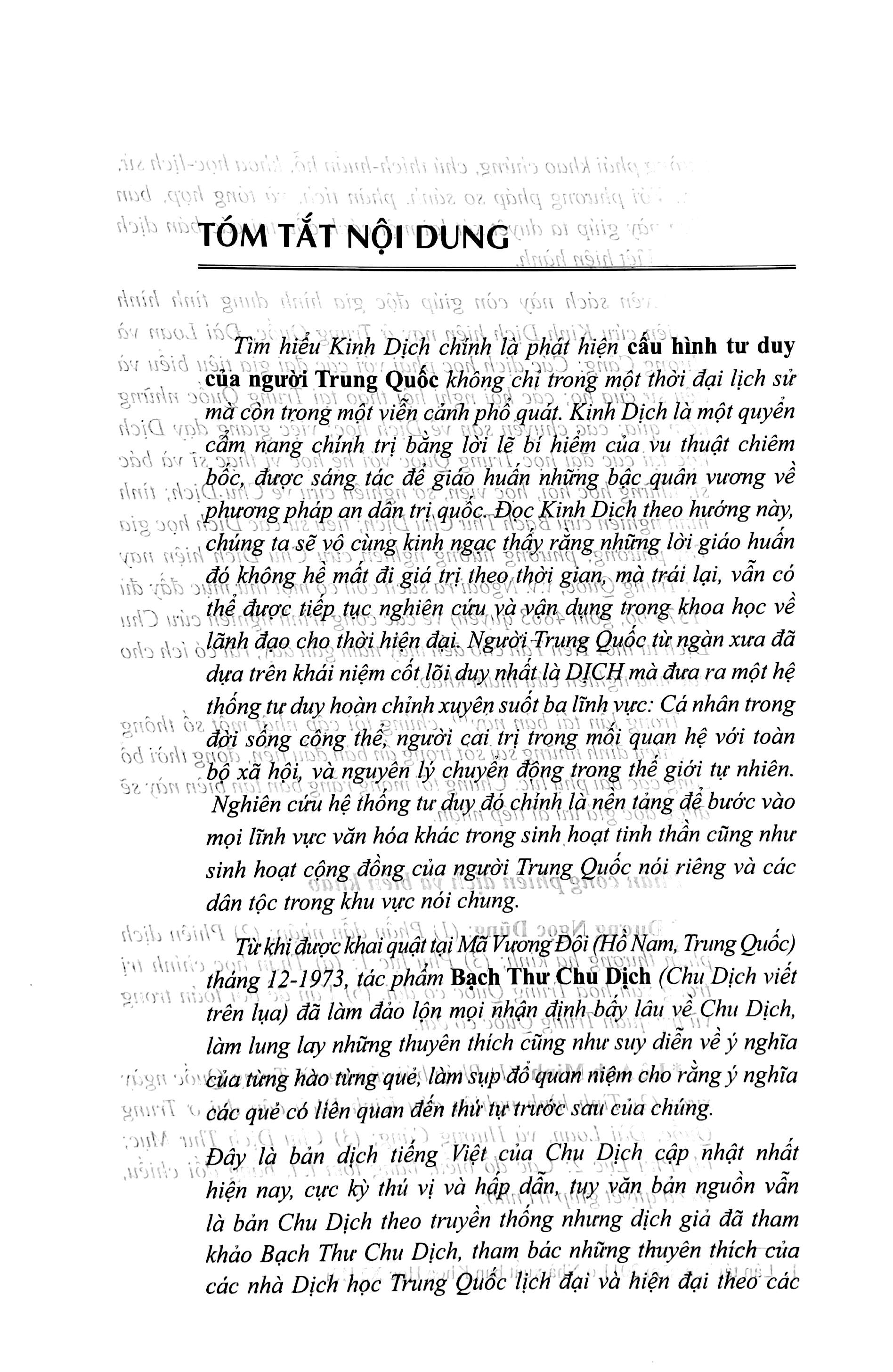 Kinh Dich Va Cau Hinh Tu Tuong Trung Quoc - Bia Cung - Ảnh 4