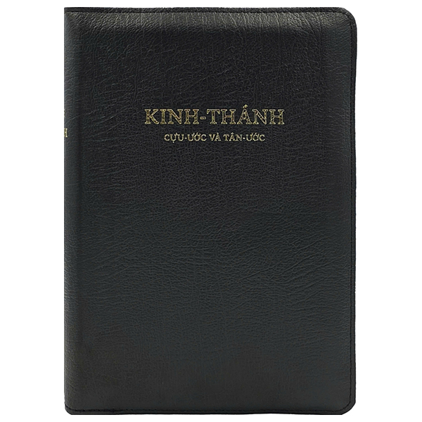 Kinh Thánh - Cựu Ước Và Tân Ước - Bìa Da - Màu Đen Có Khóa Kéo