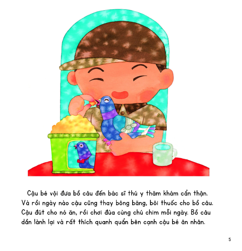 kính vạn hoa thiên nhiên - chú bồ câu lạc đường - Ảnh 4