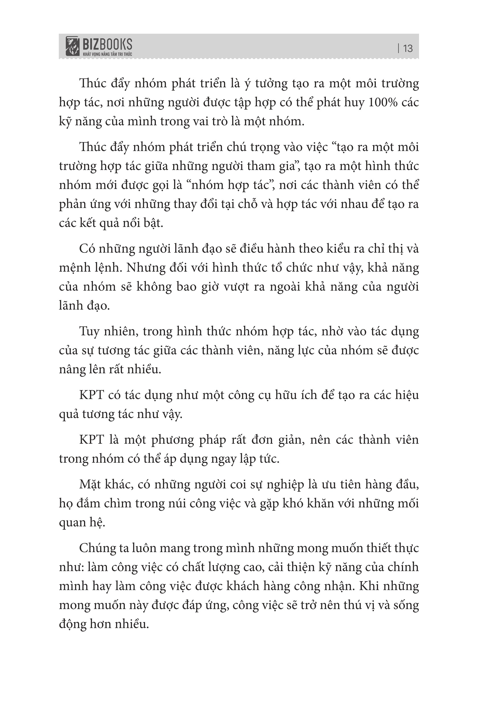 KPT - Bí Quyết Xây Dựng Đội Nhóm Tự Quản Đạt Hiệu Suất Cao (Tái Bản 2025) - Ảnh 13