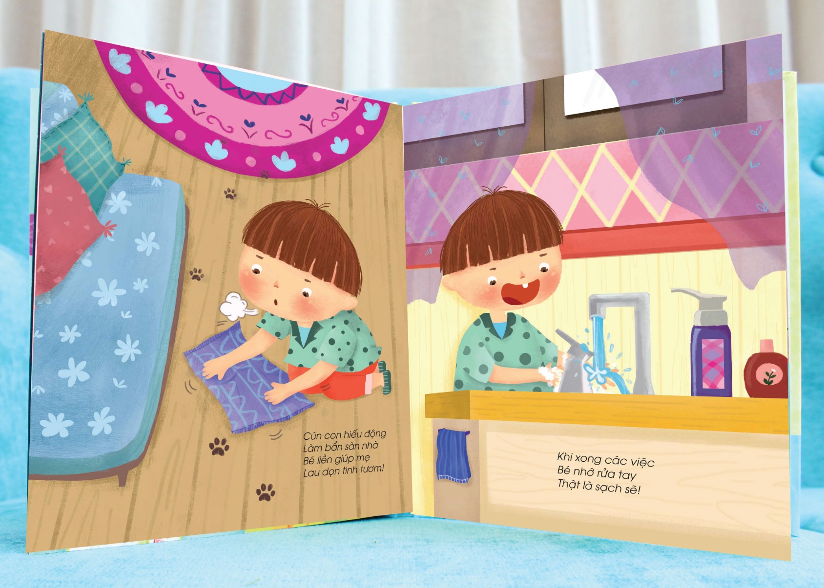 kỹ năng đầu đời cho bé - làm việc nhà, dễ thôi mà! (giúp trẻ biết tự lập, biết giúp đỡ bố mẹ) - Ảnh 2