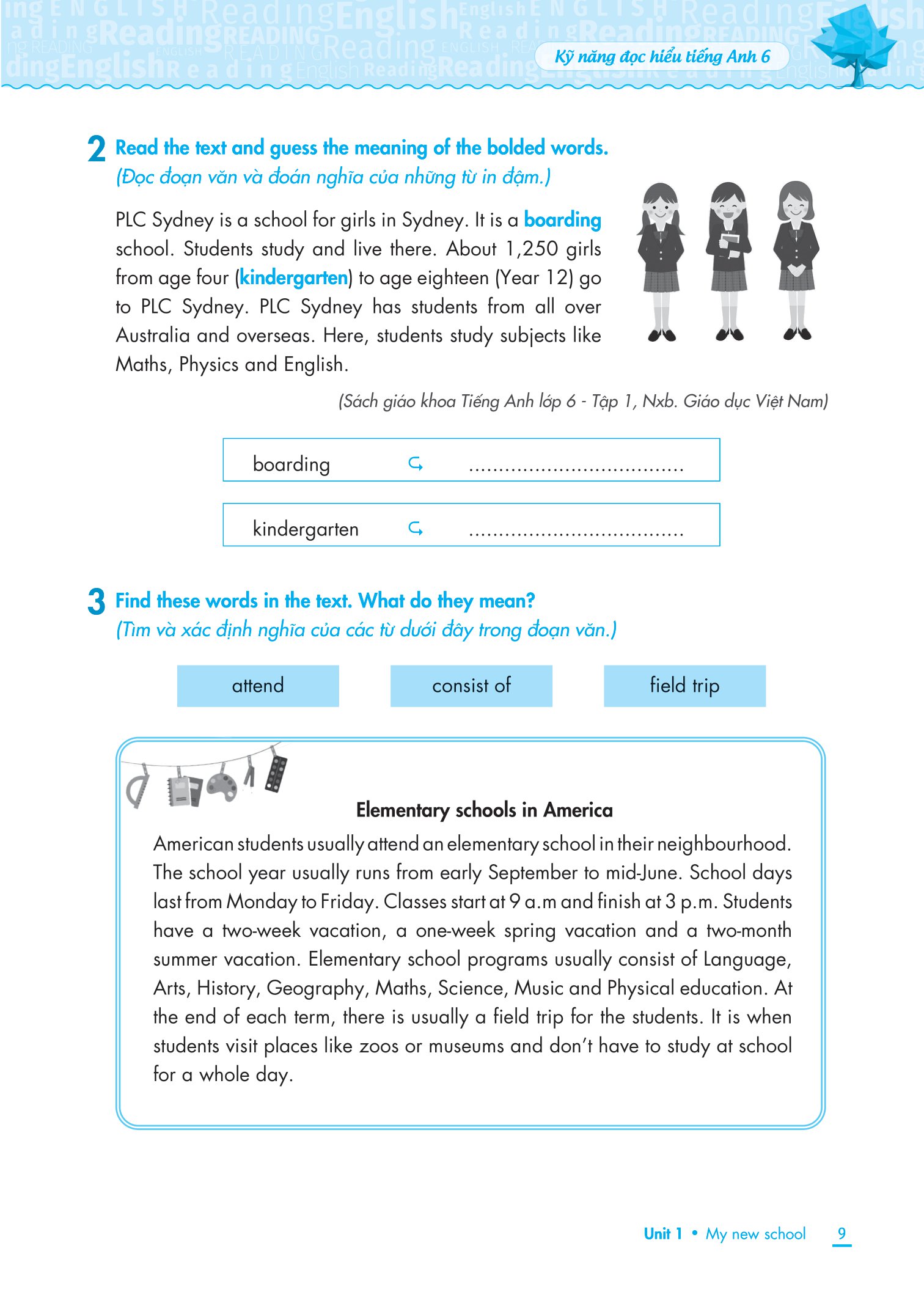 kỹ năng đọc hiểu tiếng anh lớp 6 - Ảnh 10
